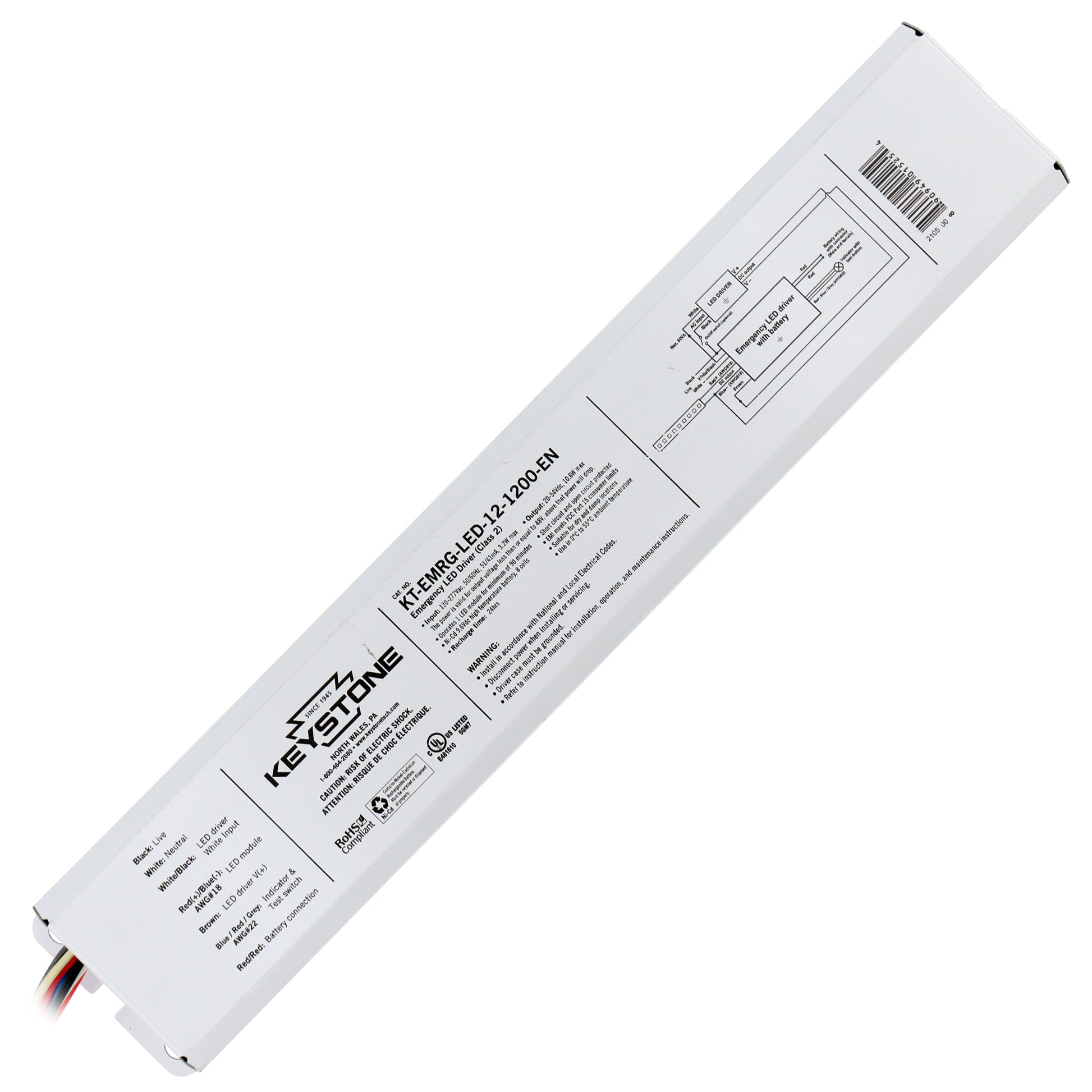 Keystone Technologies KT-EMRG-LED-12-1200-EN