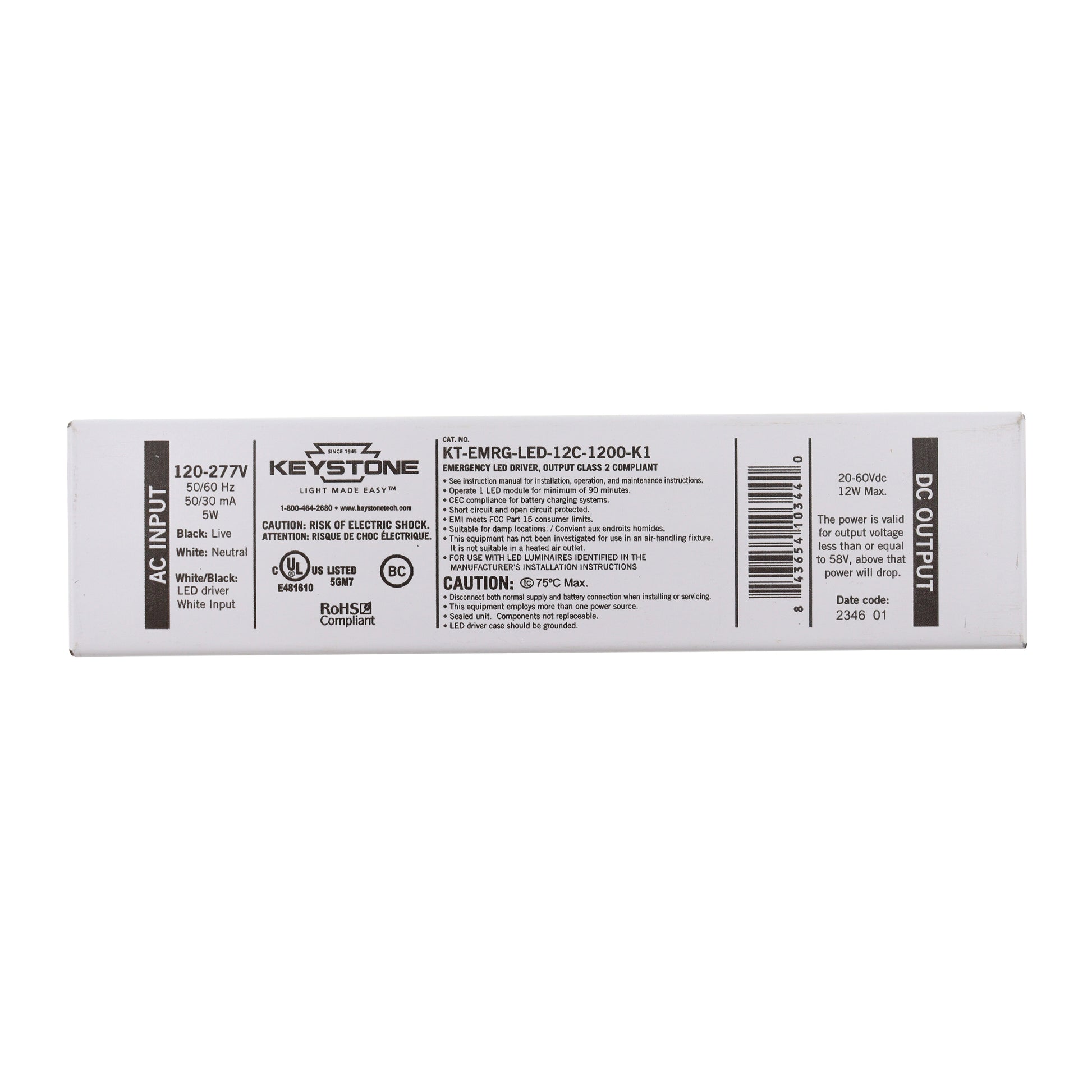 Keystone Technologies KT-EMRG-LED-12C-1200-K1