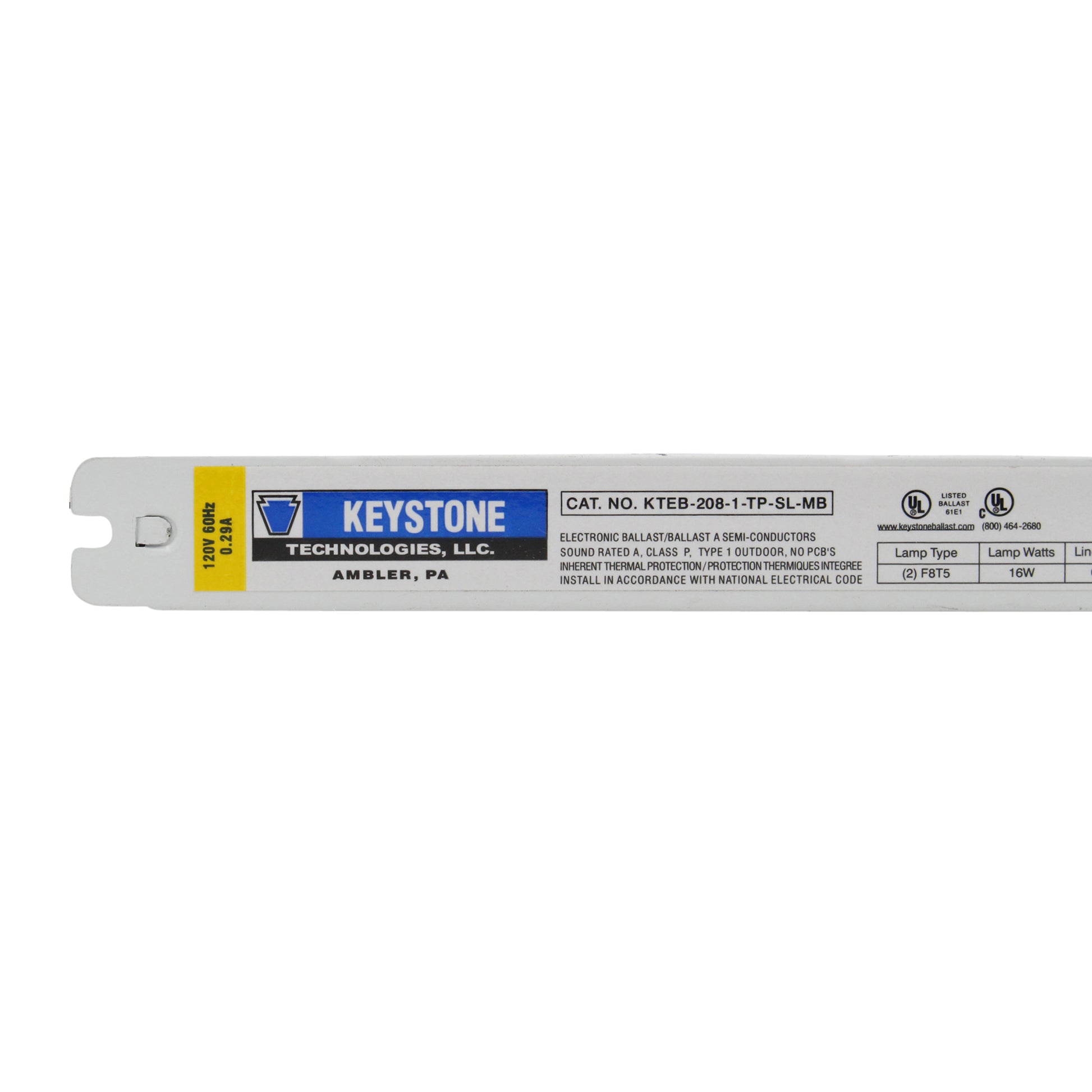 Keystone Technologies KTEB-208-1-TP-SL-MB