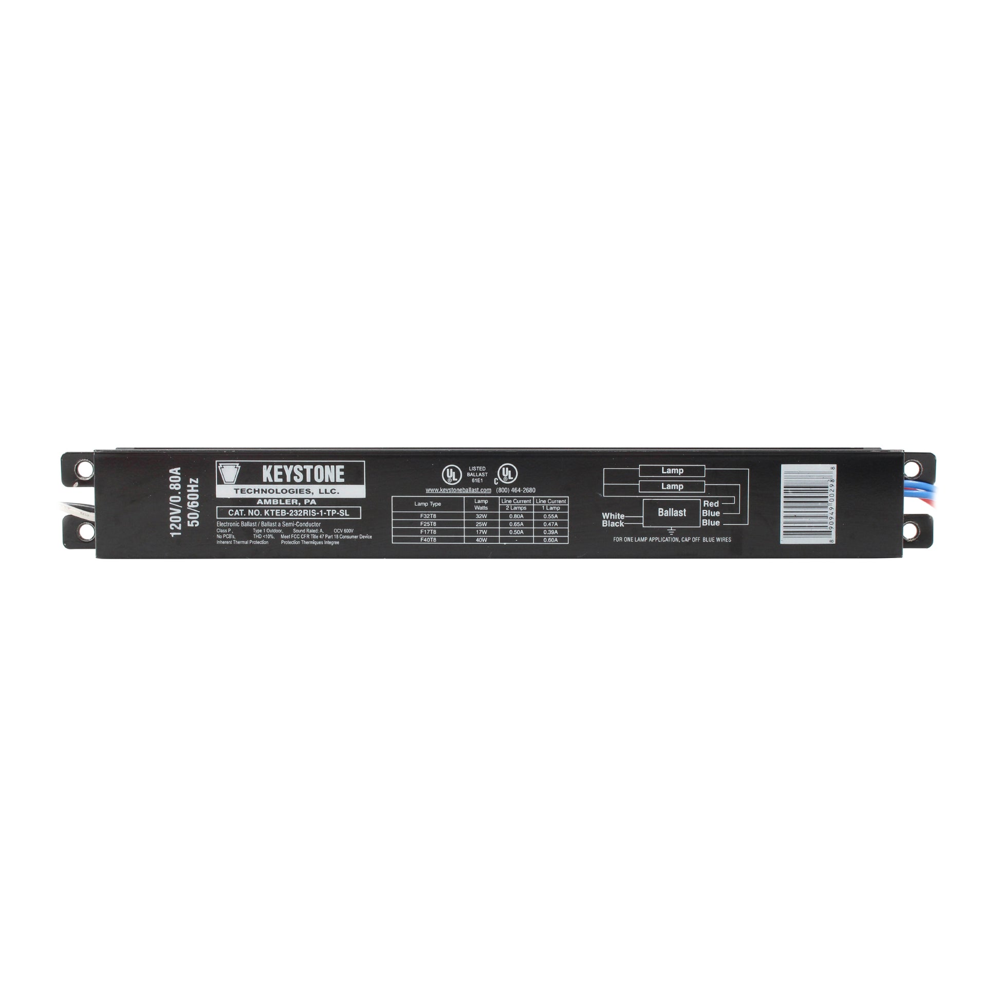 Keystone Technologies KTEB-232RIS-1-TP-SL