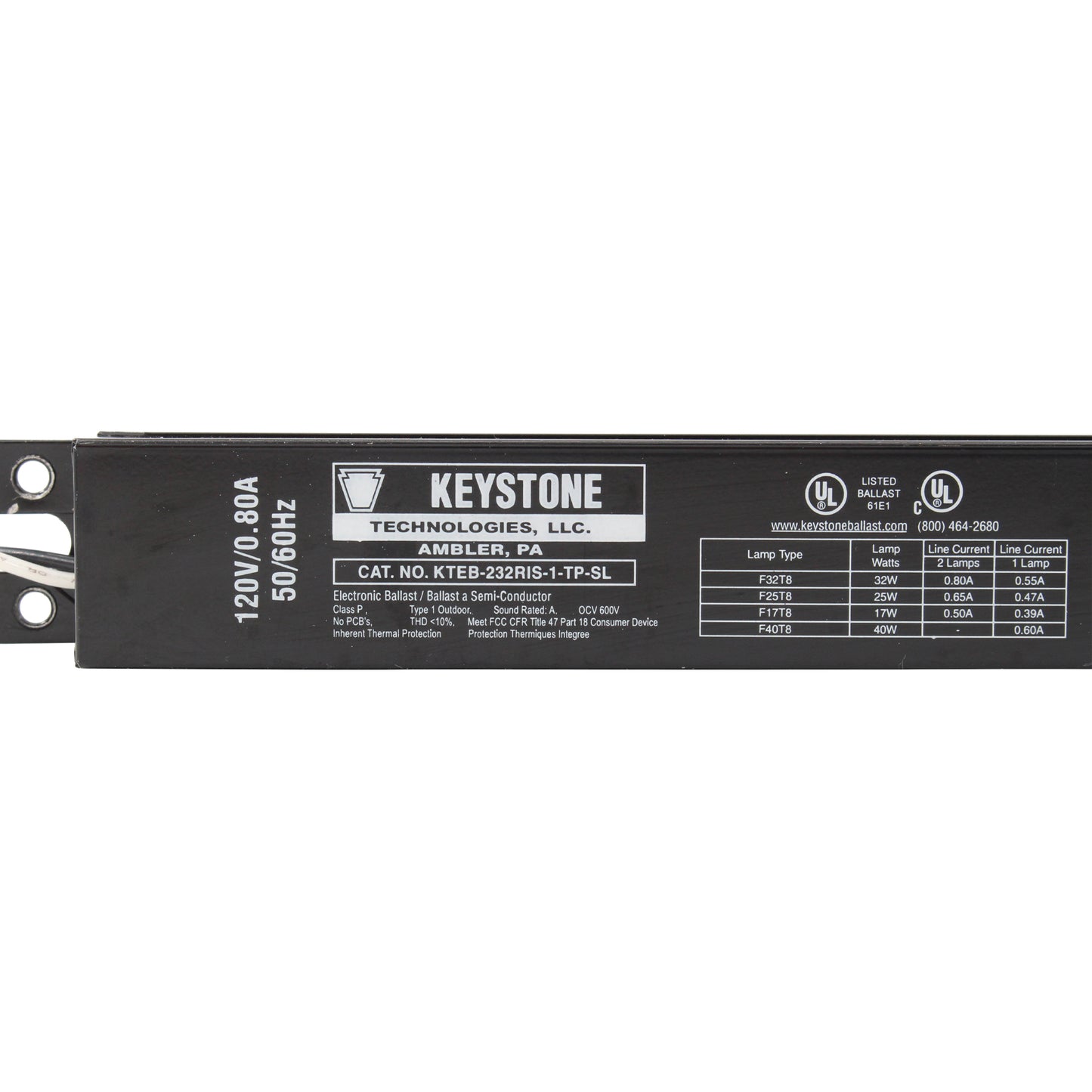 Keystone Technologies KTEB-232RIS-1-TP-SL