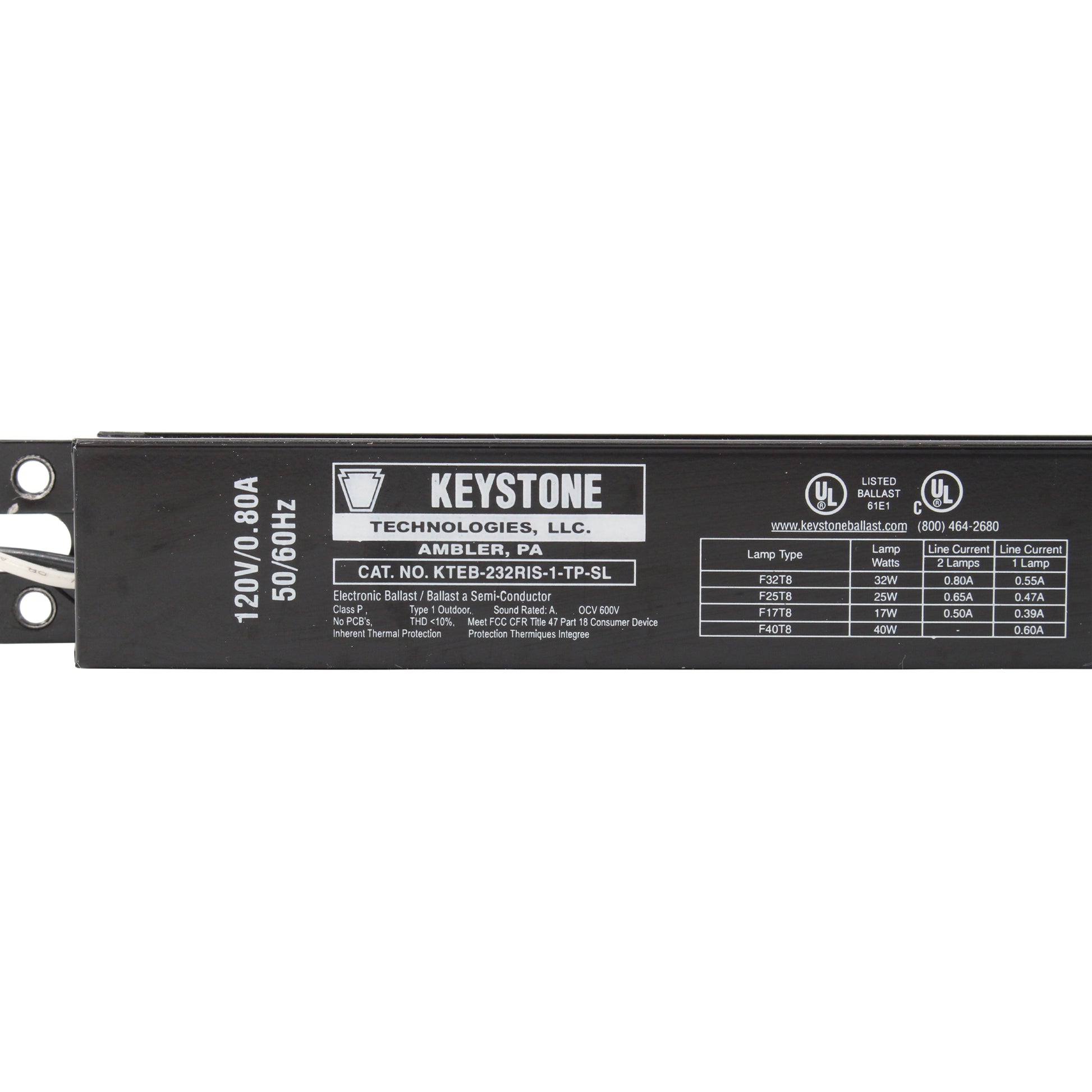 Keystone Technologies KTEB-232RIS-1-TP-SL