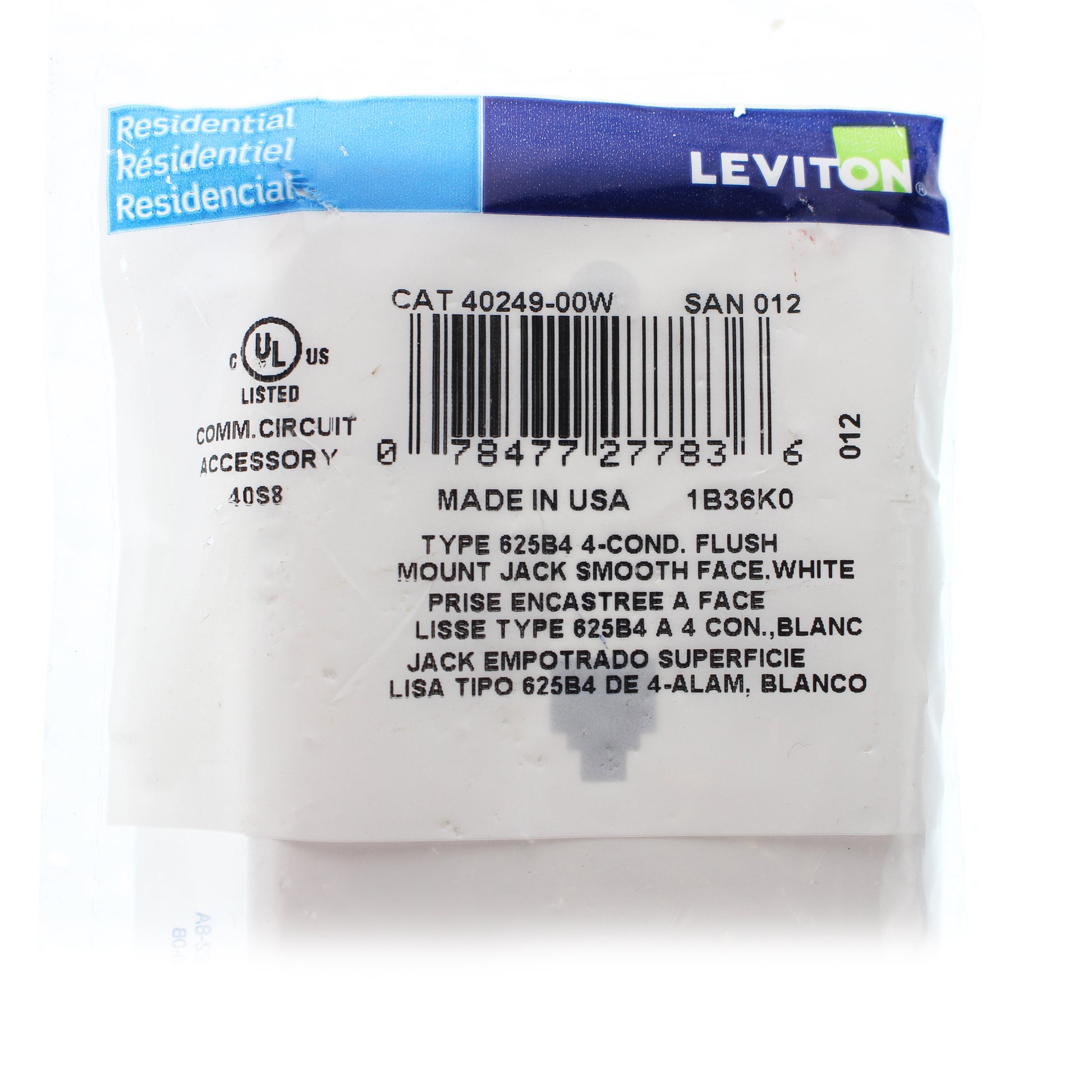 Leviton 40249-00W