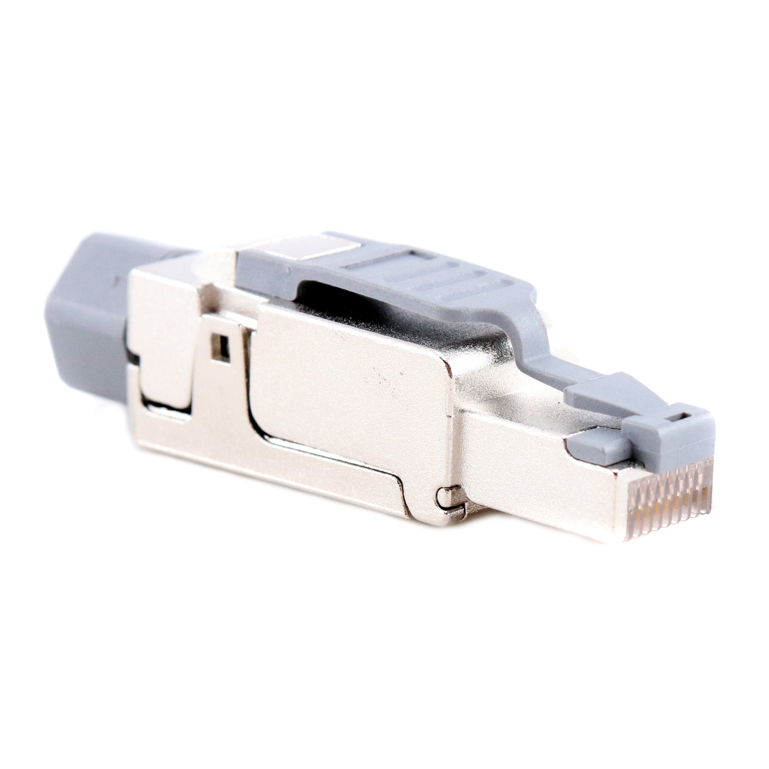 Leviton 6APLG-S6A Universal CAT6A Shielded Field Mount Plug, Tool-free ...
