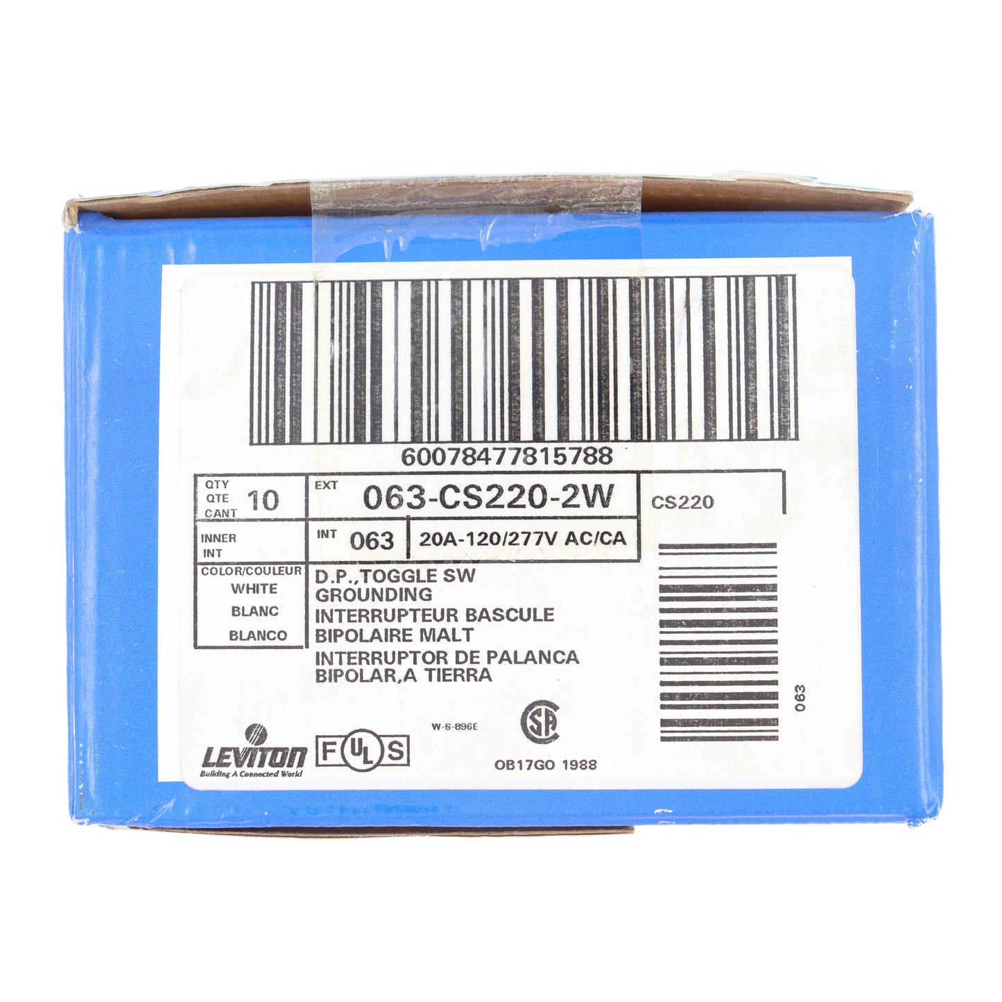 Leviton 8599-BW
