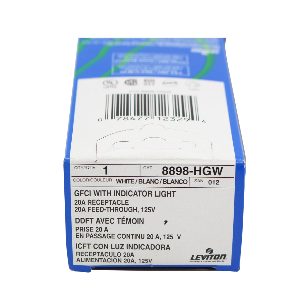 Leviton 8898-HGW