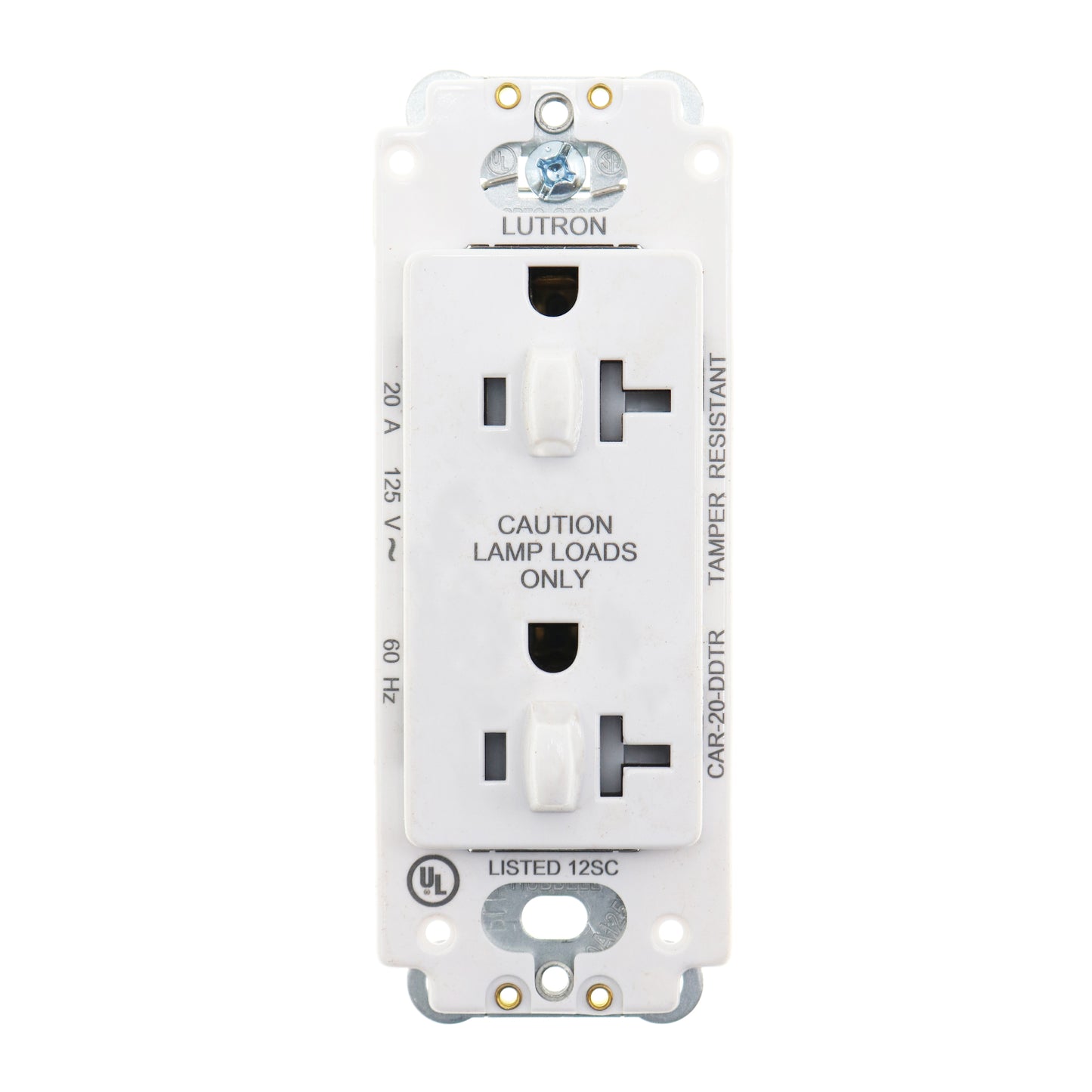 Lutron CAR-20-DDTR-WH