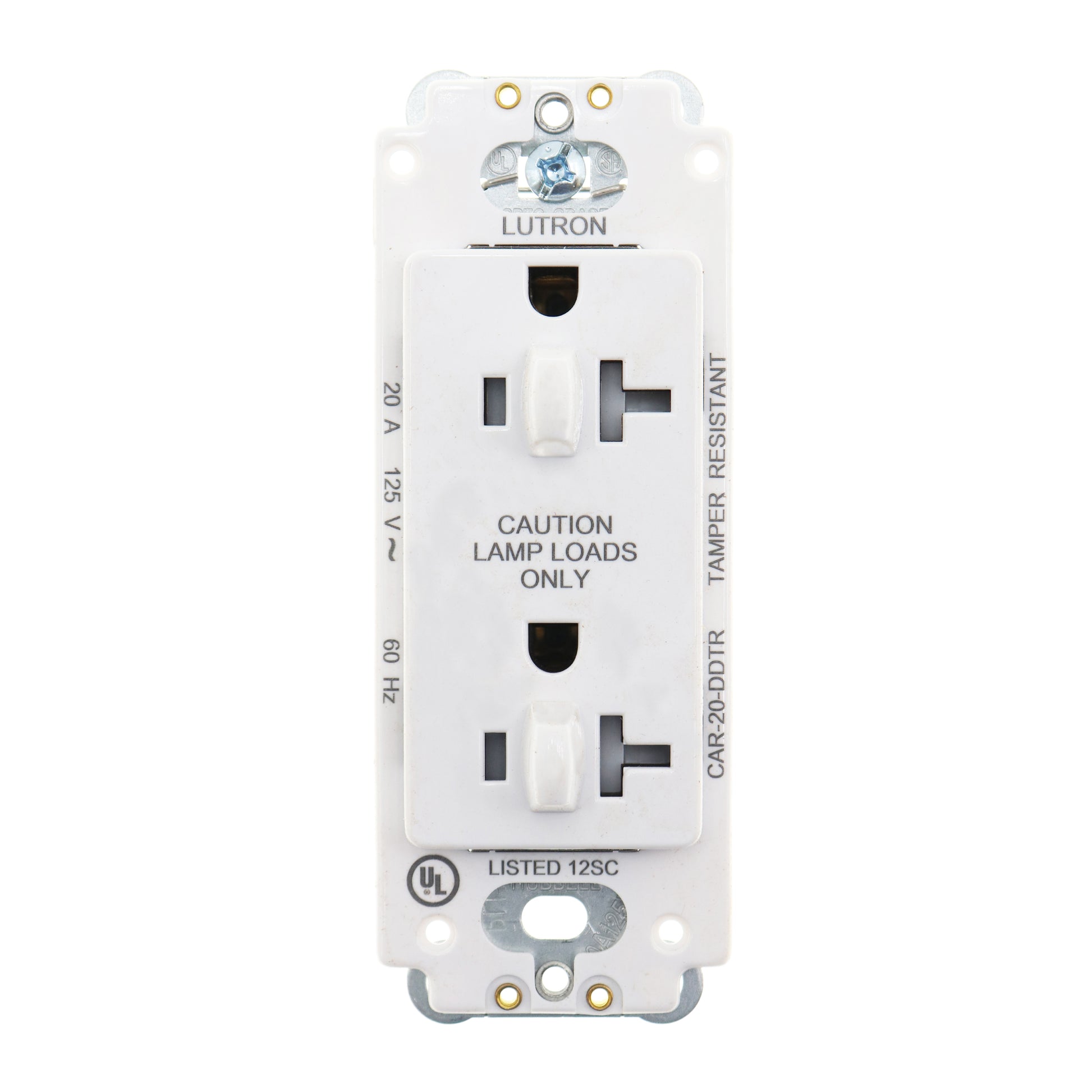 Lutron CAR-20-DDTR-WH