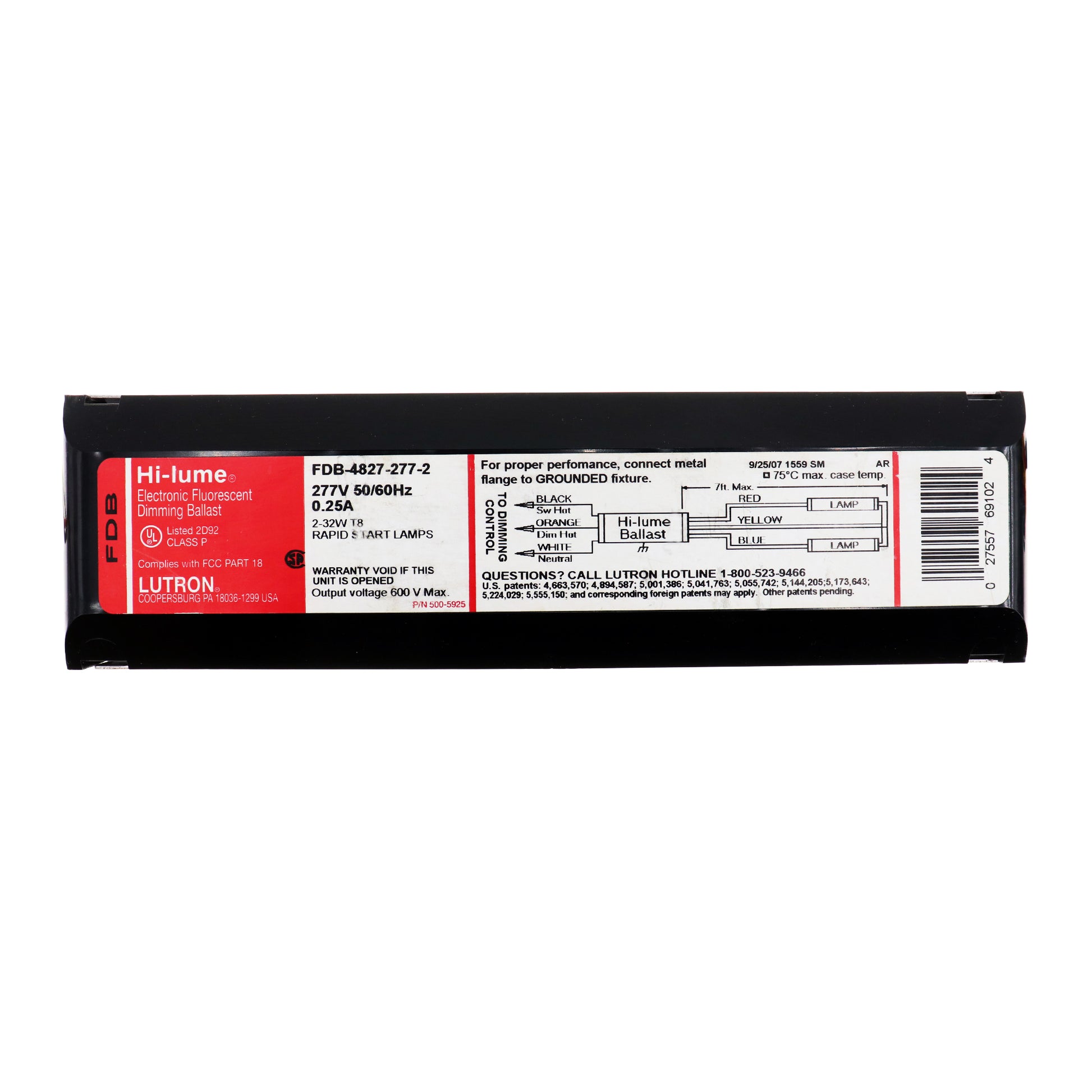 Lutron FDB-4827-277-2