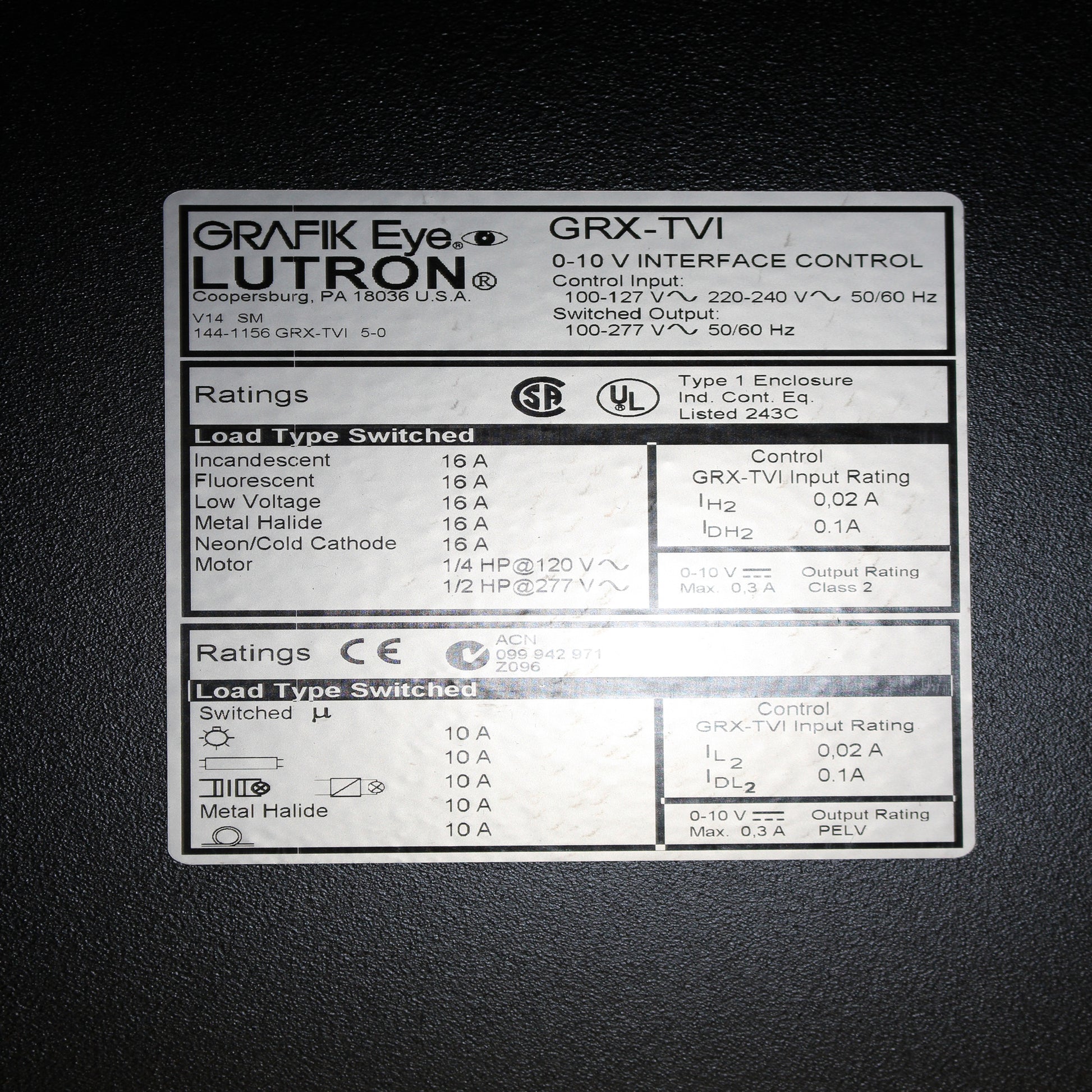 Lutron GRX-TVI
