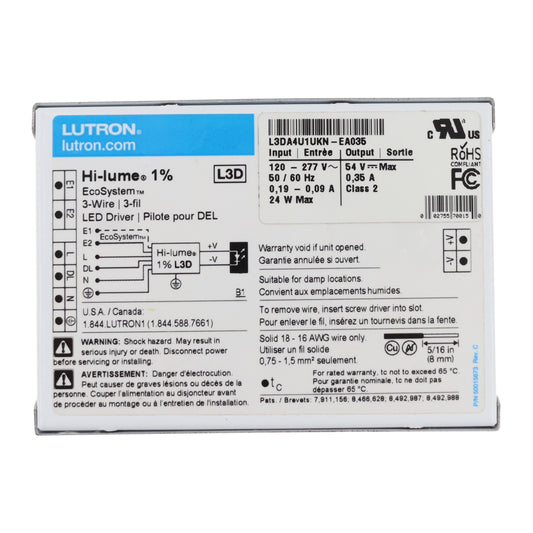 Lutron L3DA4U1UKN-EA035