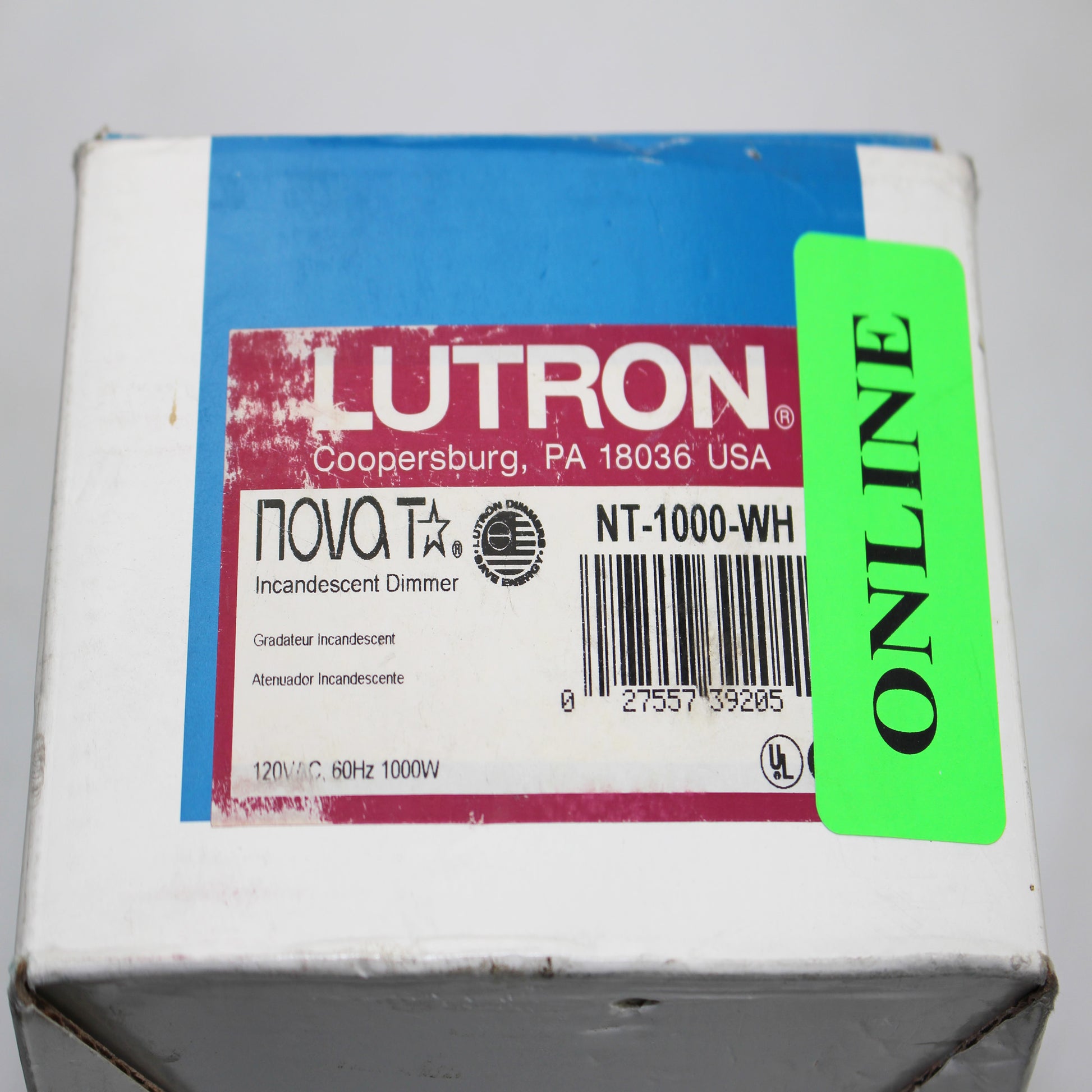 Lutron NT-1000-WH