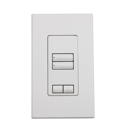 Lutron QSWS2-2BRLI-WH