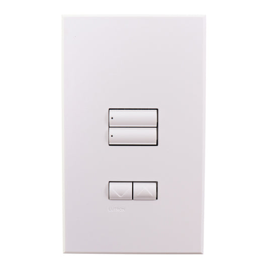 Lutron QSWS2-2BRLN-WH