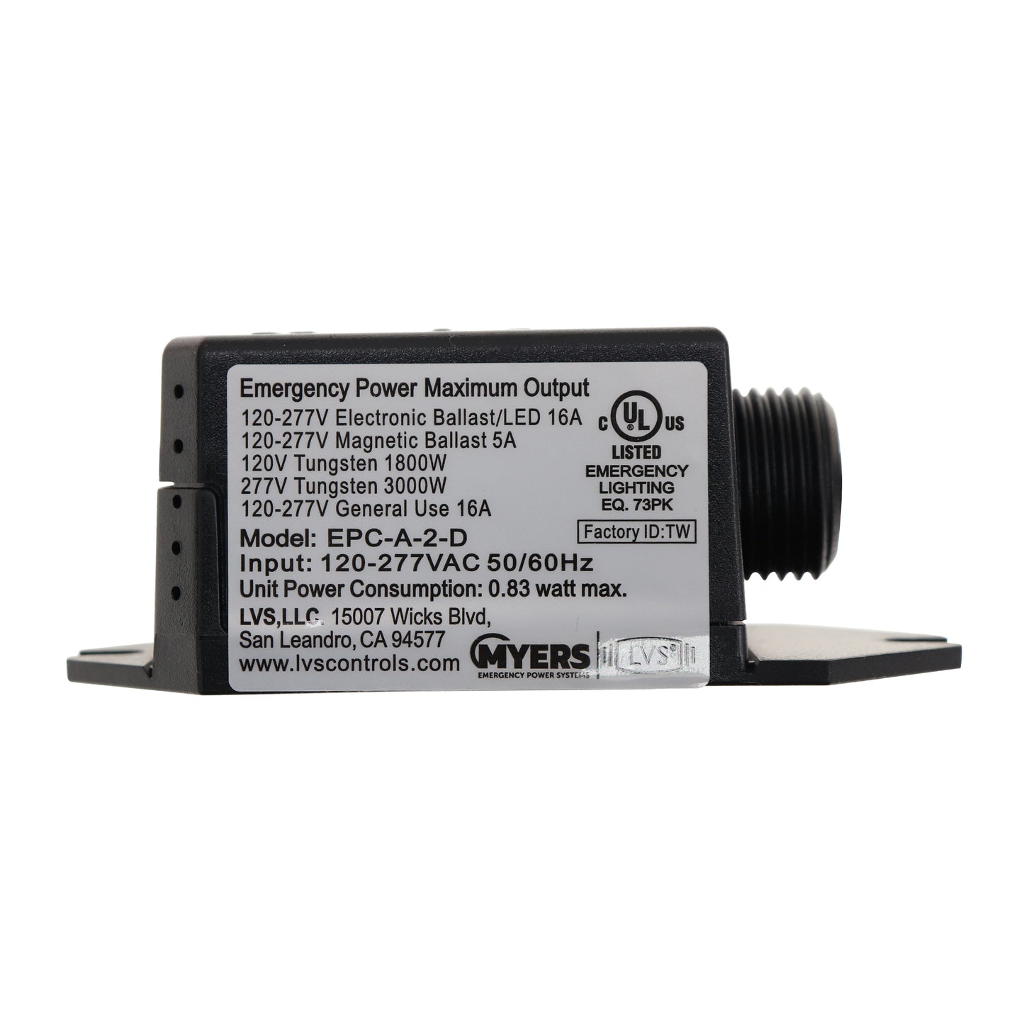 LVS Controls EPC-A-2-D