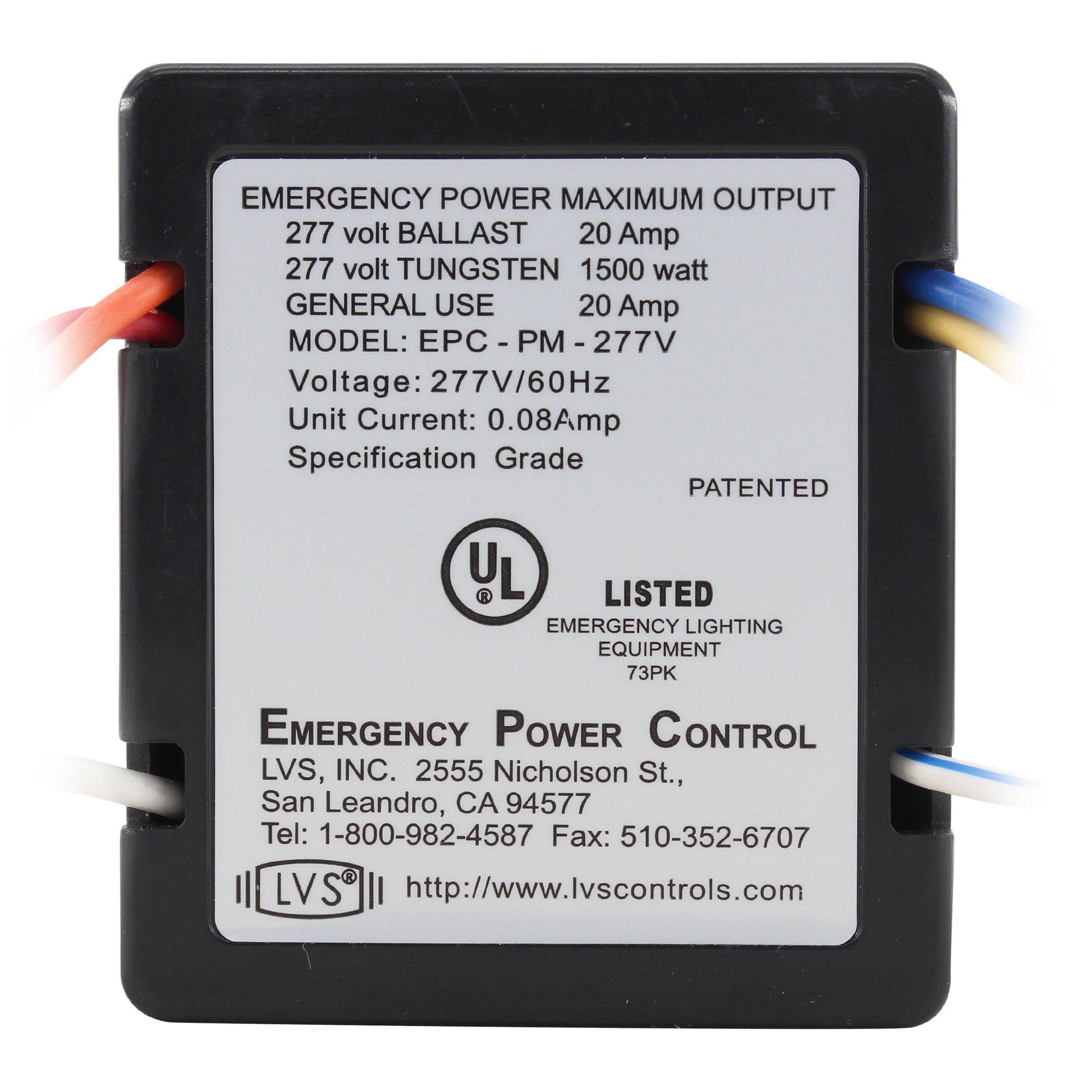 LVS Controls EPC-PM-277V