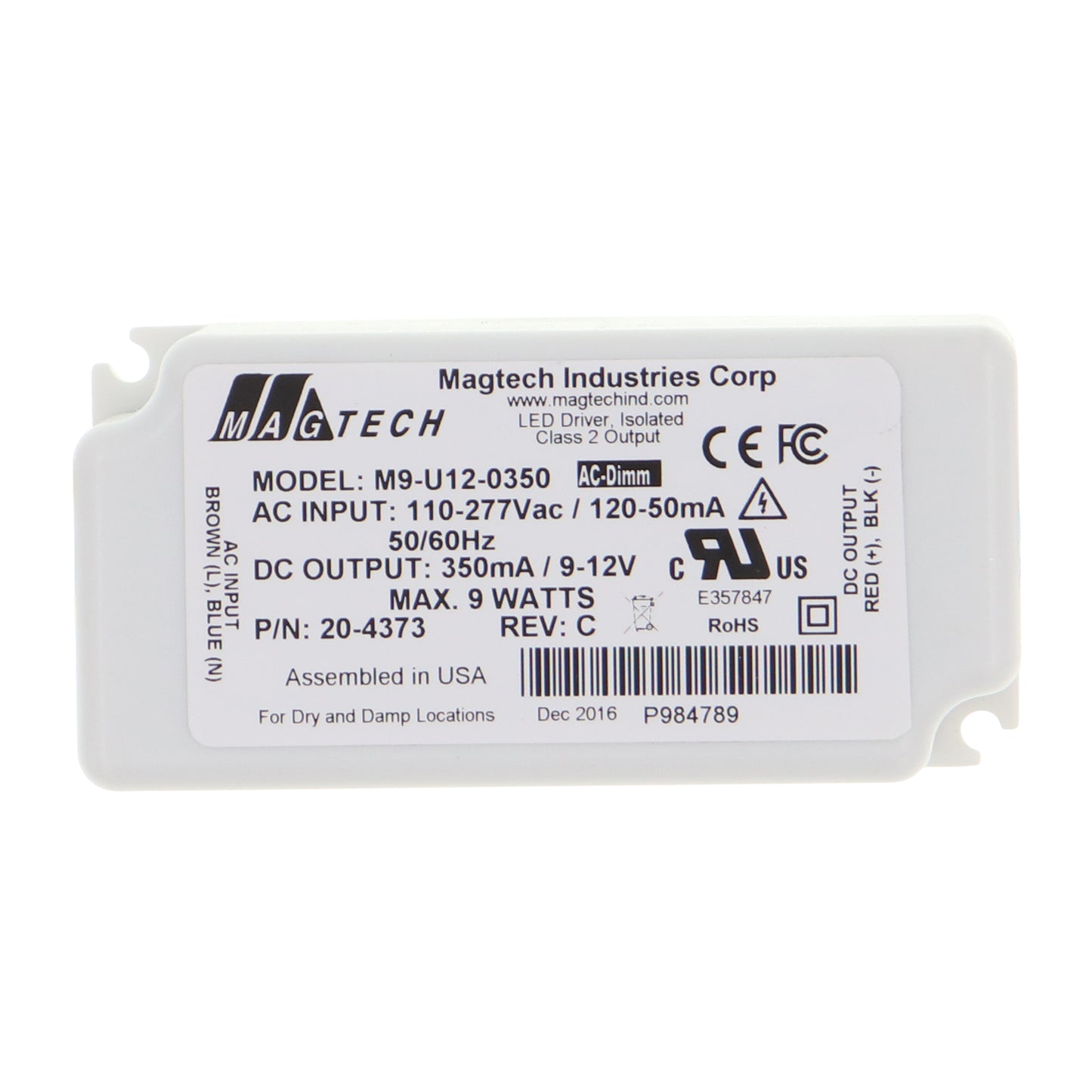 Magtech Industries M9-U12-0350
