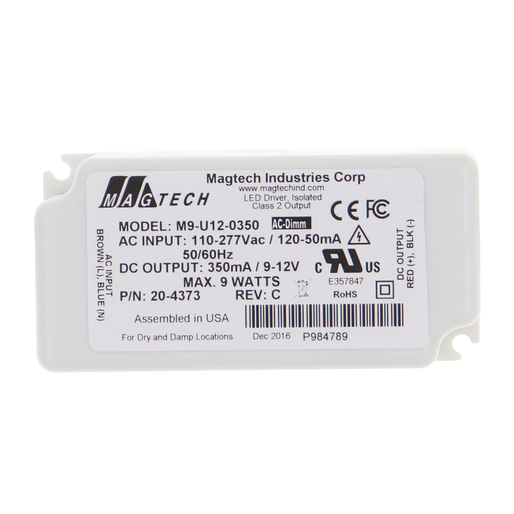 Magtech Industries M9-U12-0350