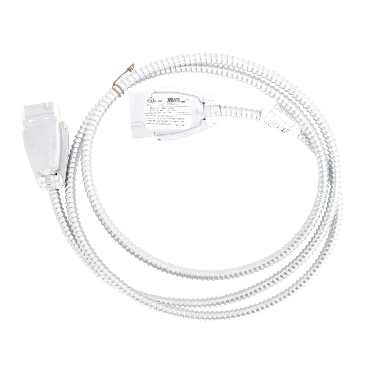 Modular Wire Pack Modular Wiring Systems 27EC12/4G09 Modular Extender Cable, 9-FEET ...