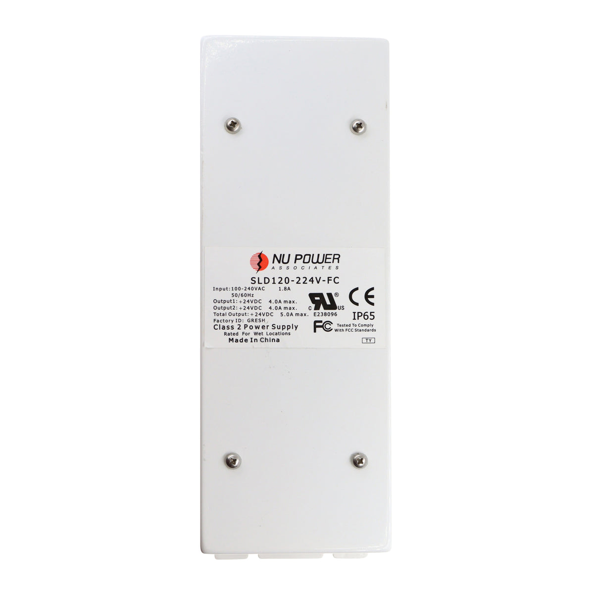 Nu Power Associates SLD120-224V-FC