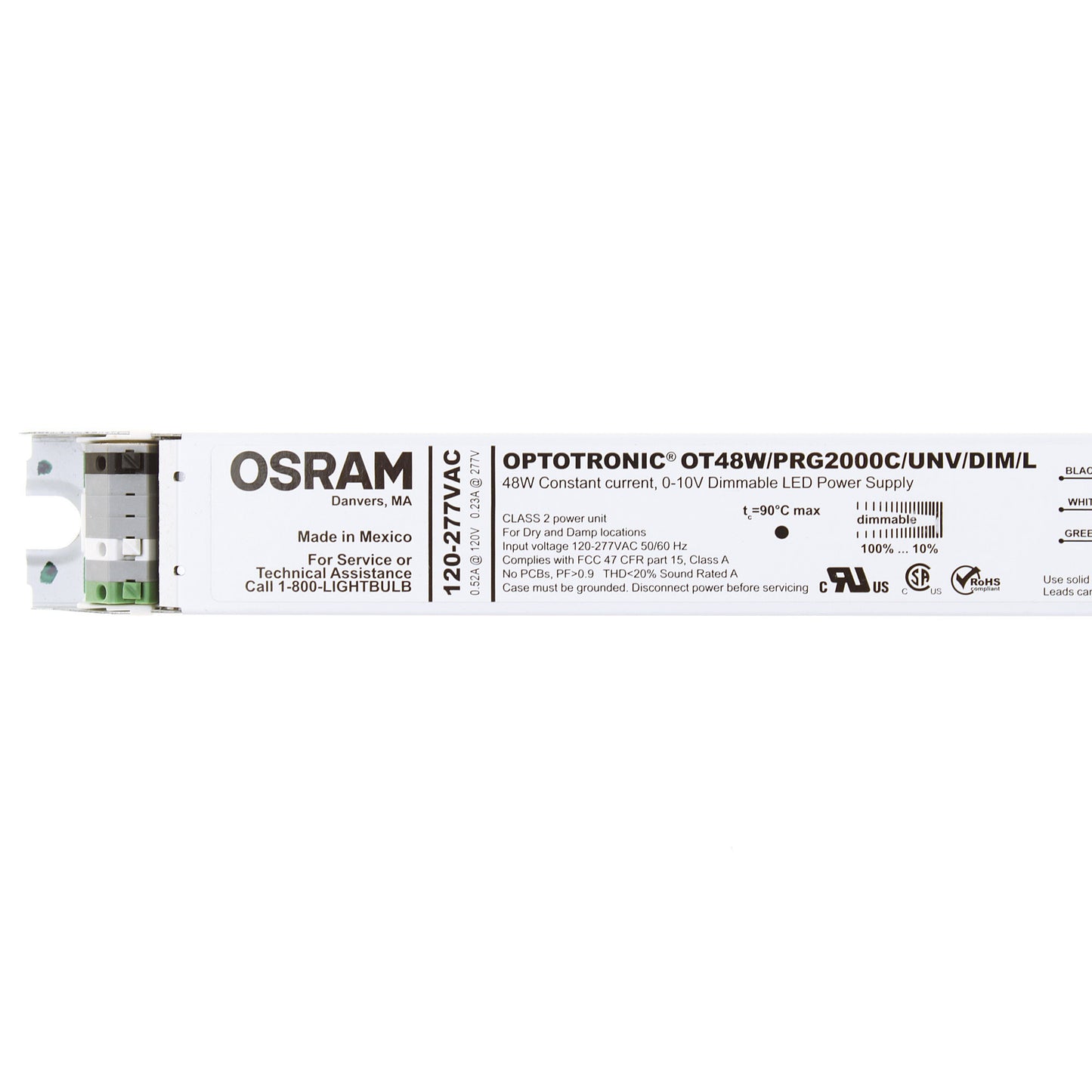 Optotronic OT48W/PRG2000C/UNV/DIM/L