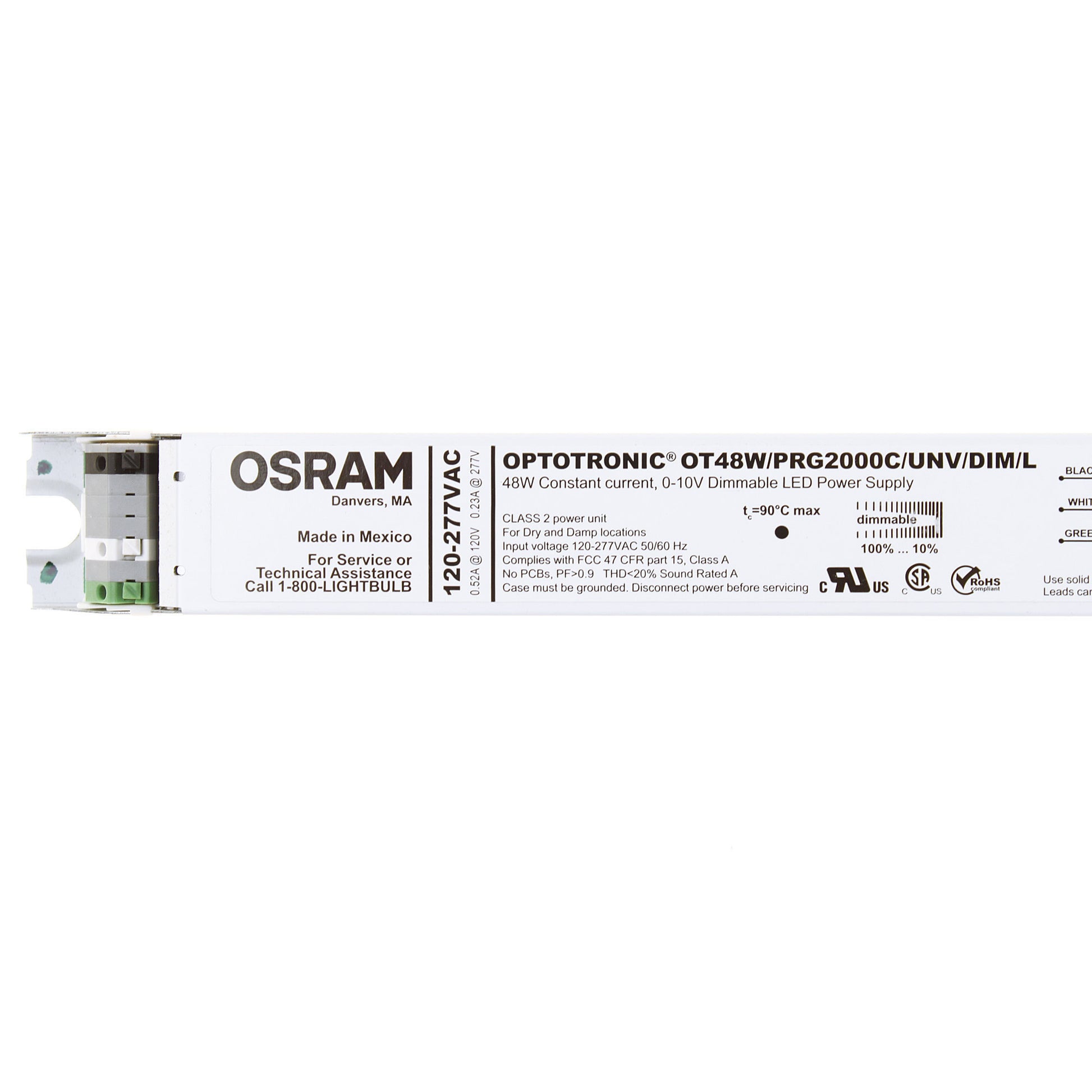 Optotronic OT48W/PRG2000C/UNV/DIM/L