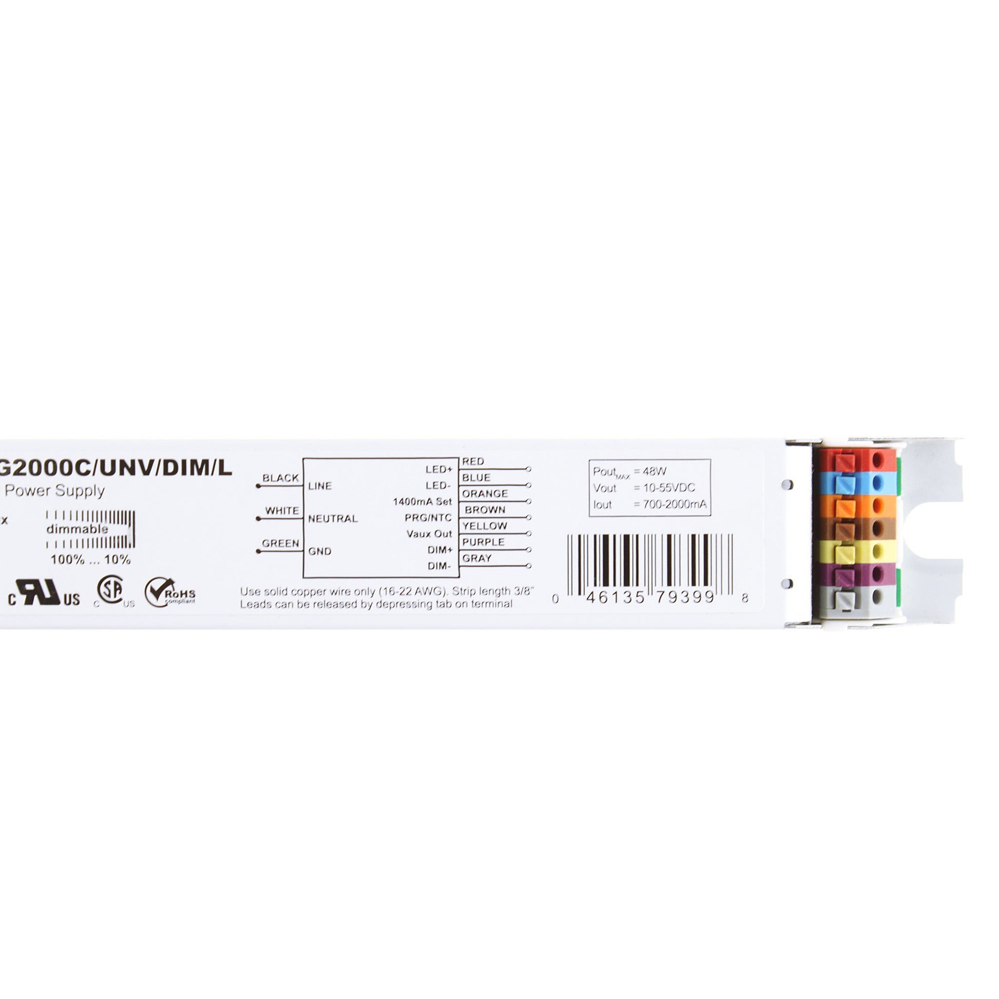 Optotronic OT48W/PRG2000C/UNV/DIM/L