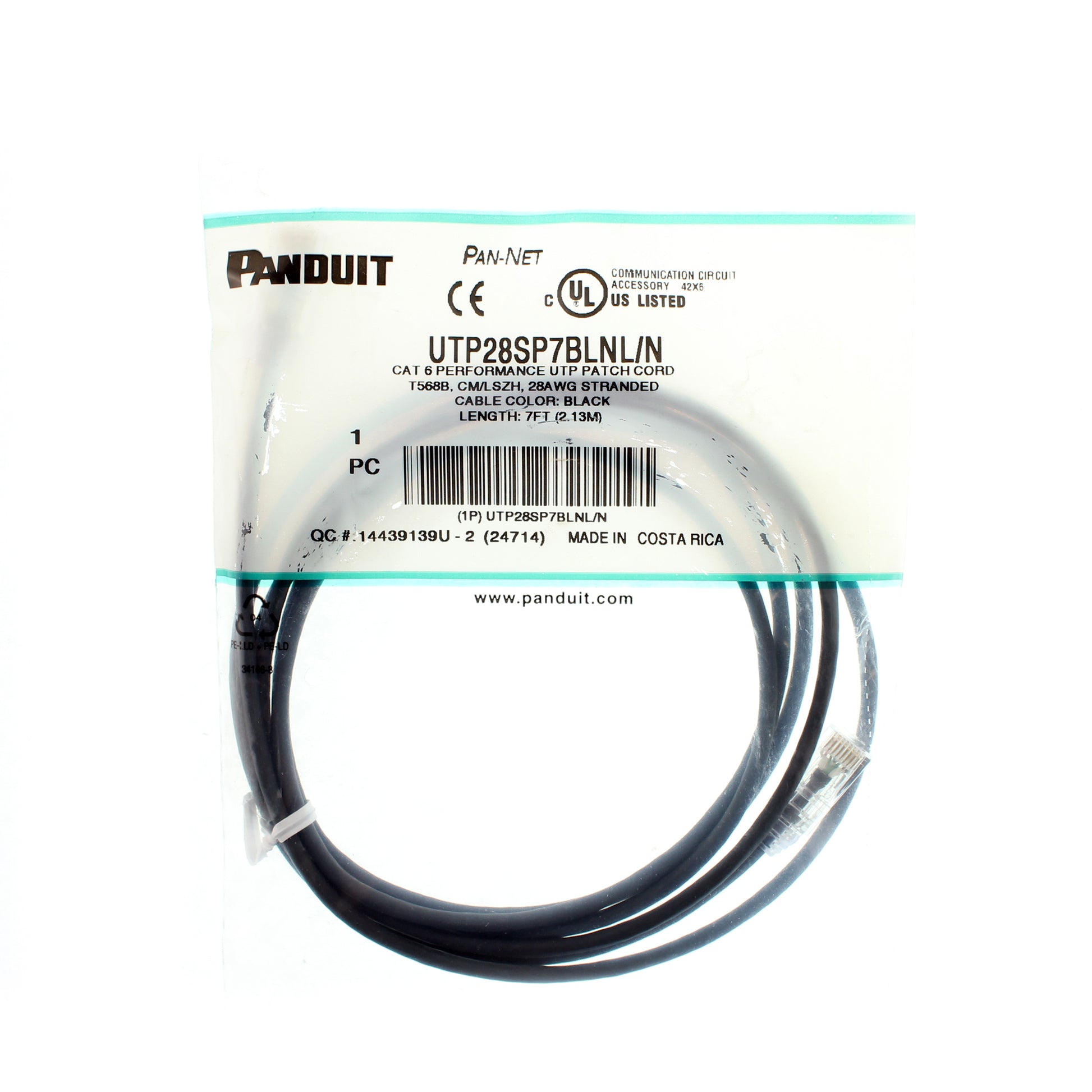 Panduit UTP28SP7BLNL/N