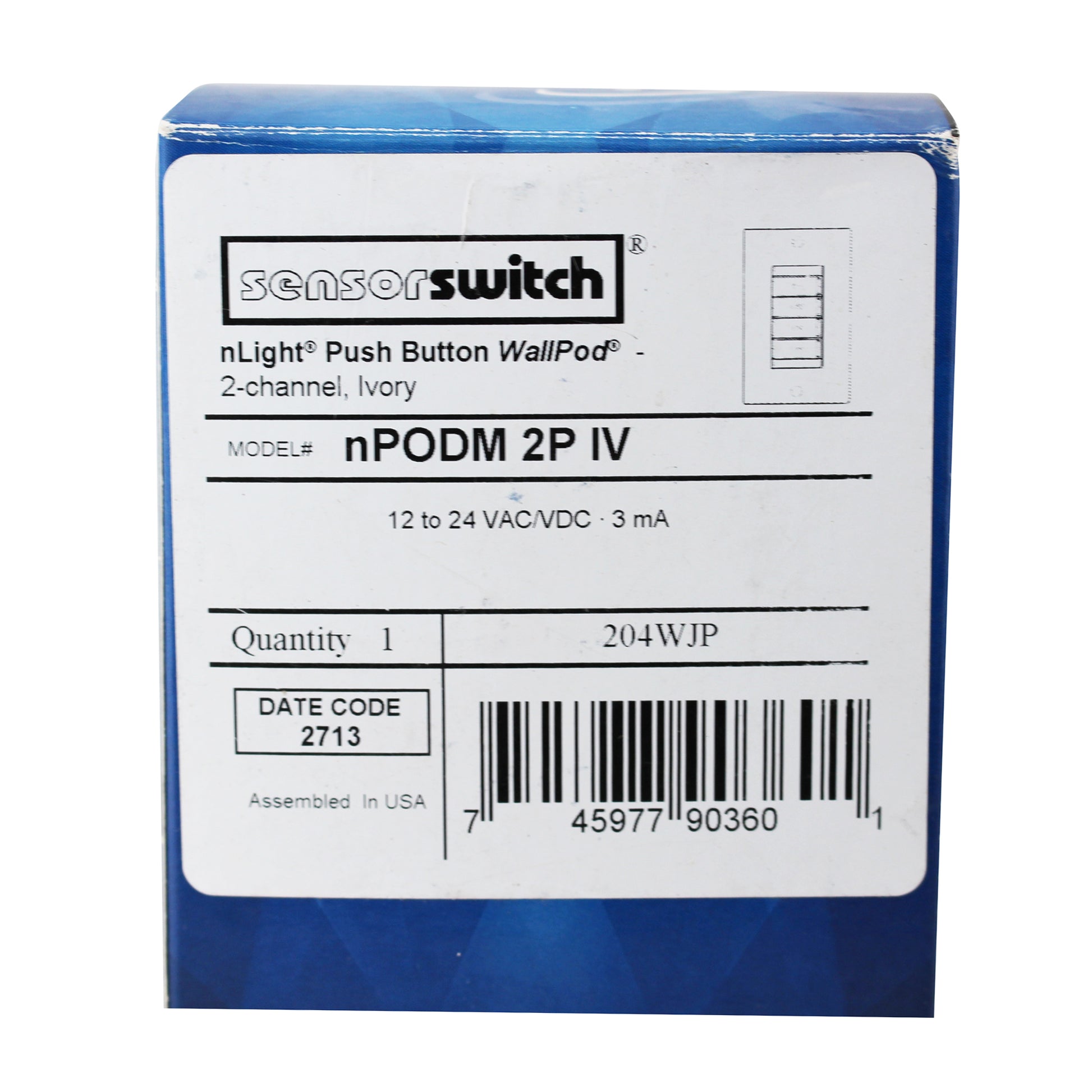 Sensor Switch NPODM-2P-IV