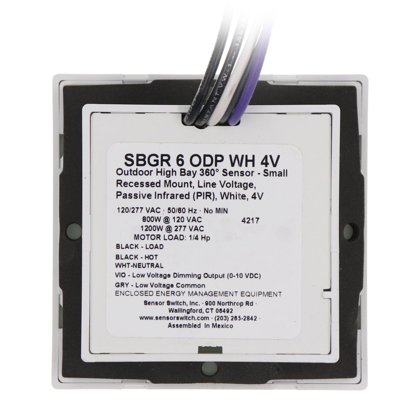 Sensor Switch SBGR-6-ODP-WH-4V