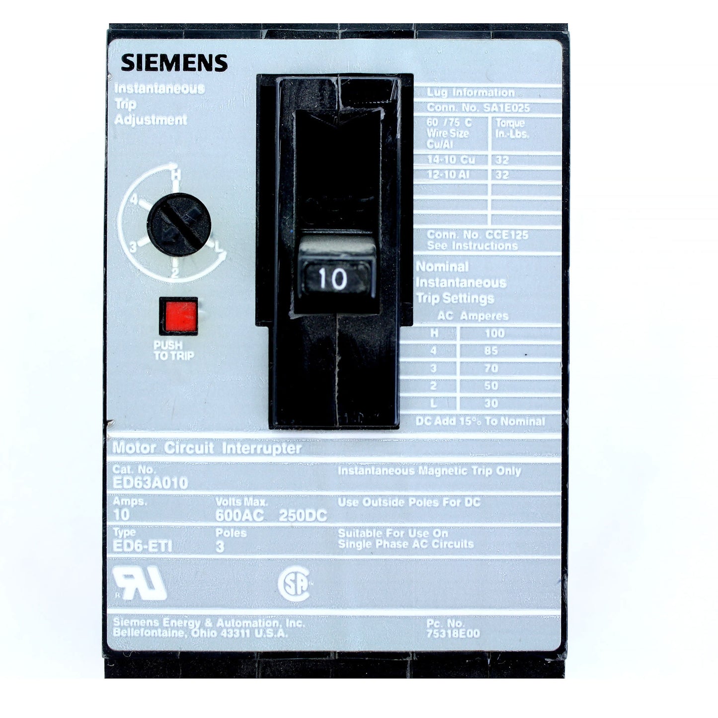 Siemens ED63A010