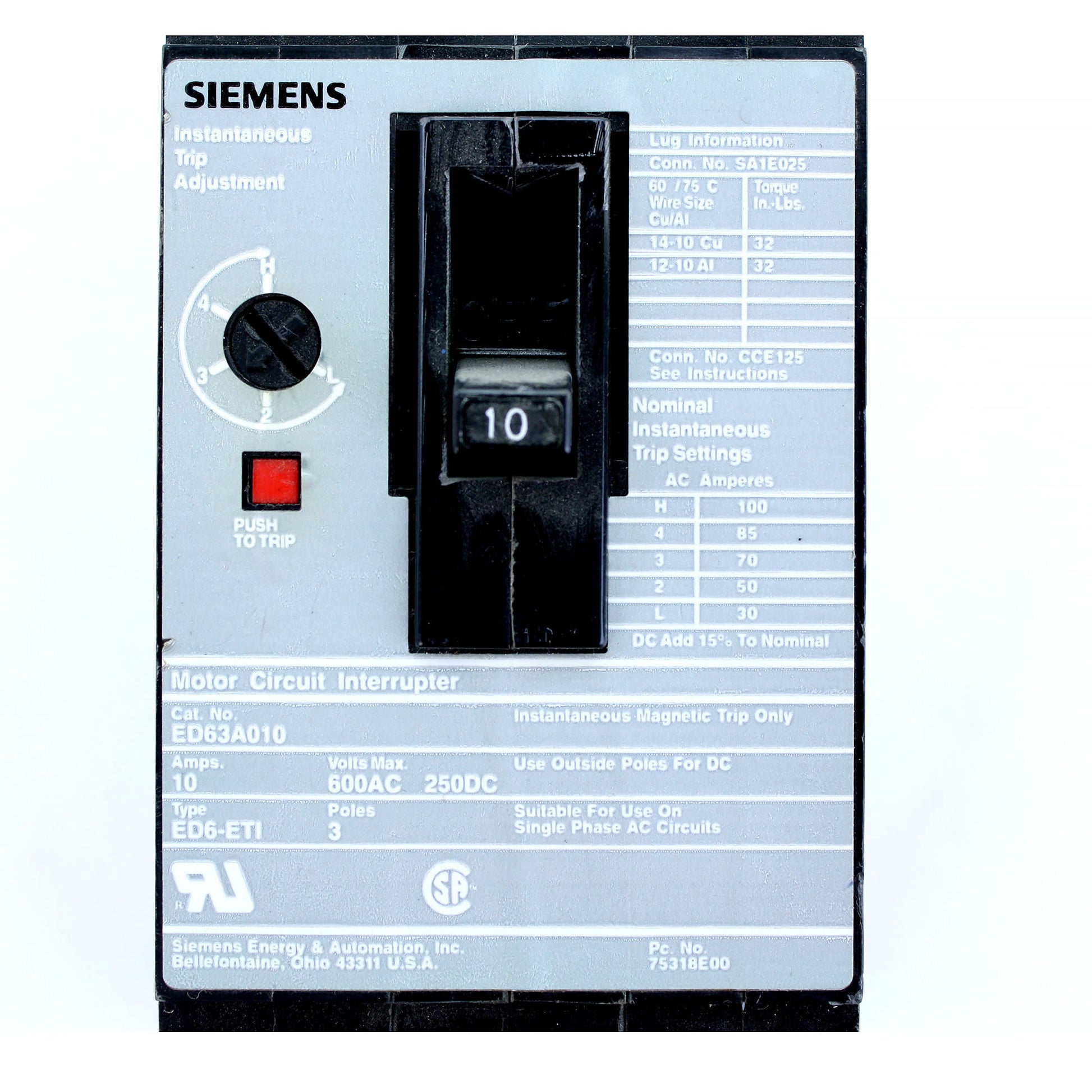 Siemens ED63A010