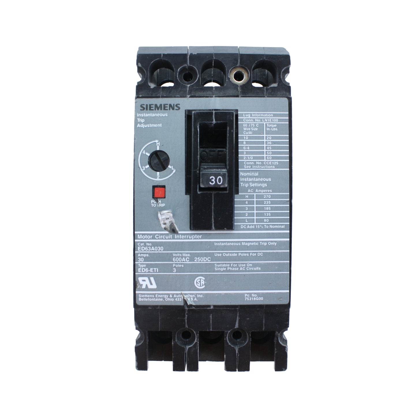 Siemens ED63A030