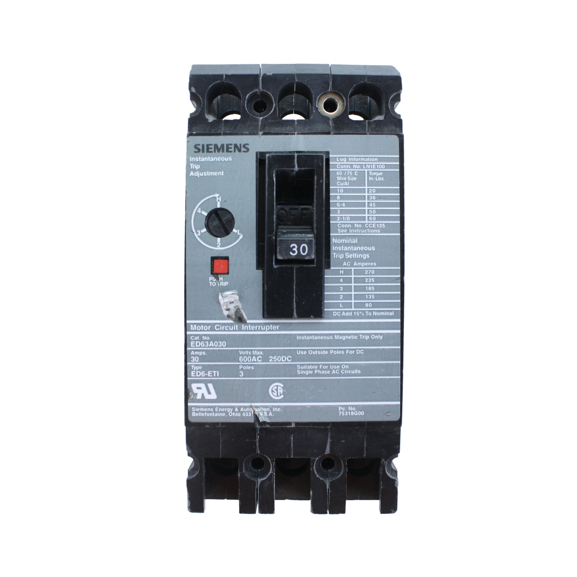Siemens ED63A030