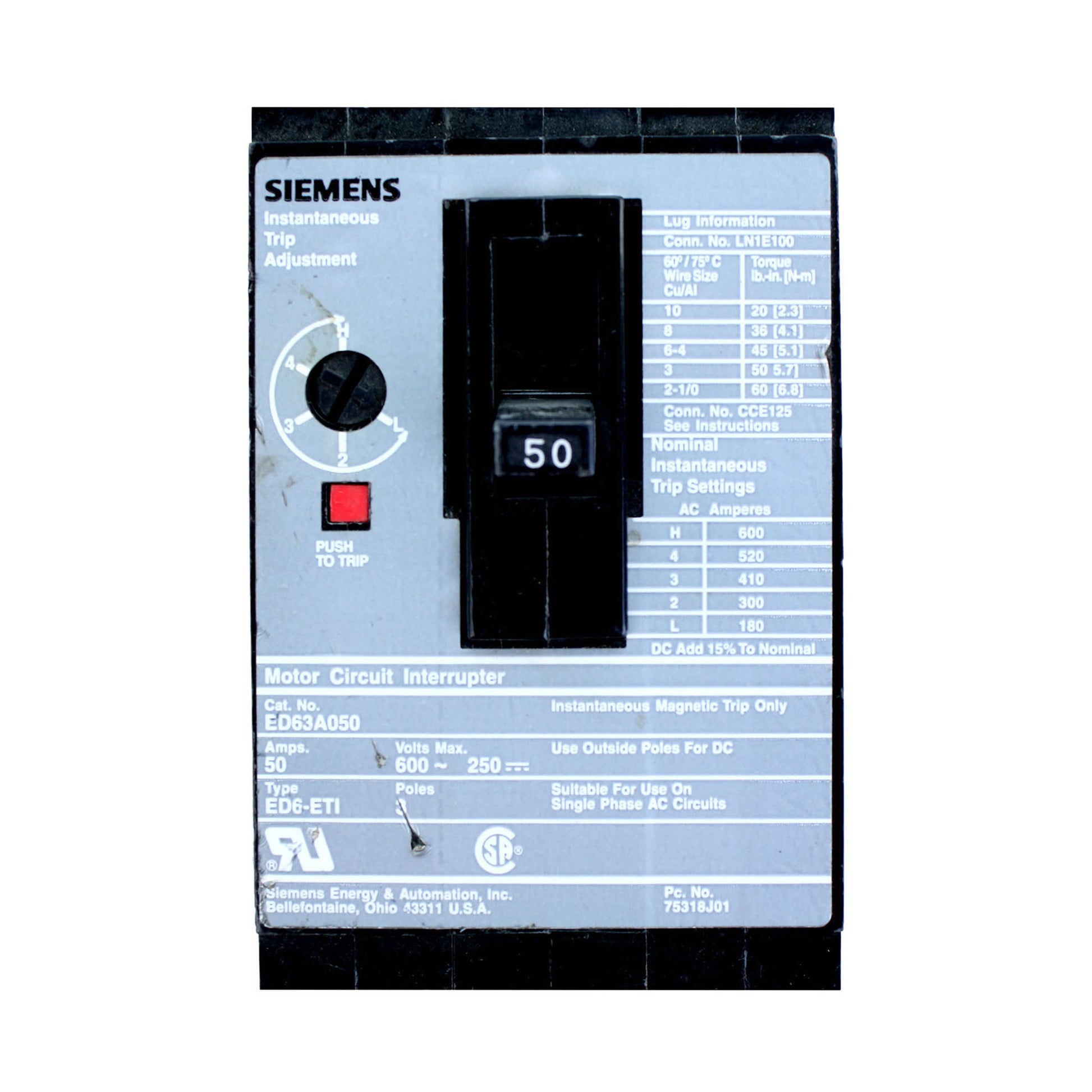 Siemens ED63A050