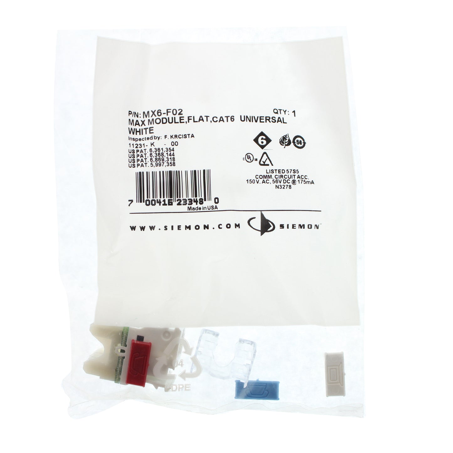 Siemon MX6-F02