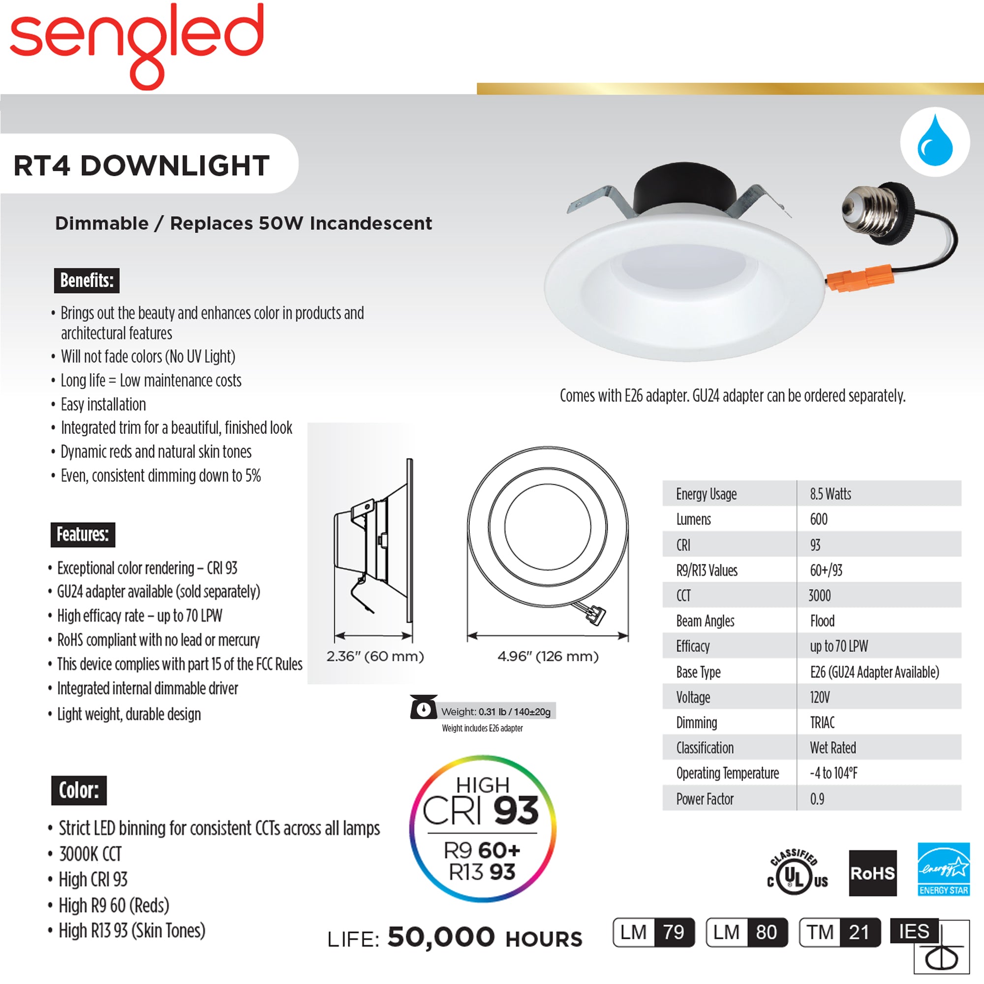 Sengled Recessed LED Retrofit Light - Thumbnail 3