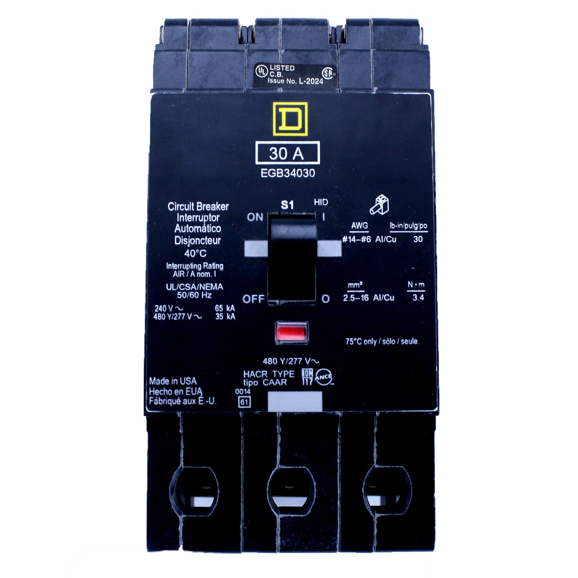 Square D EGB34030