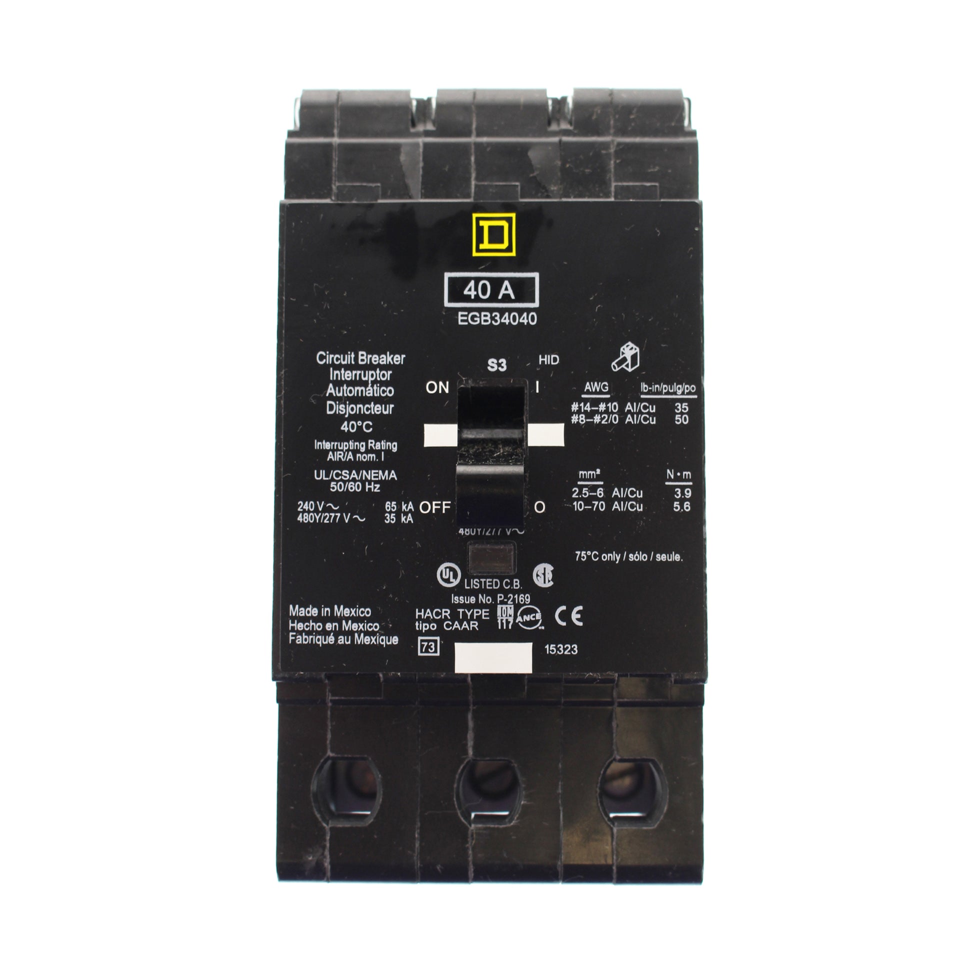 Square D EGB34040