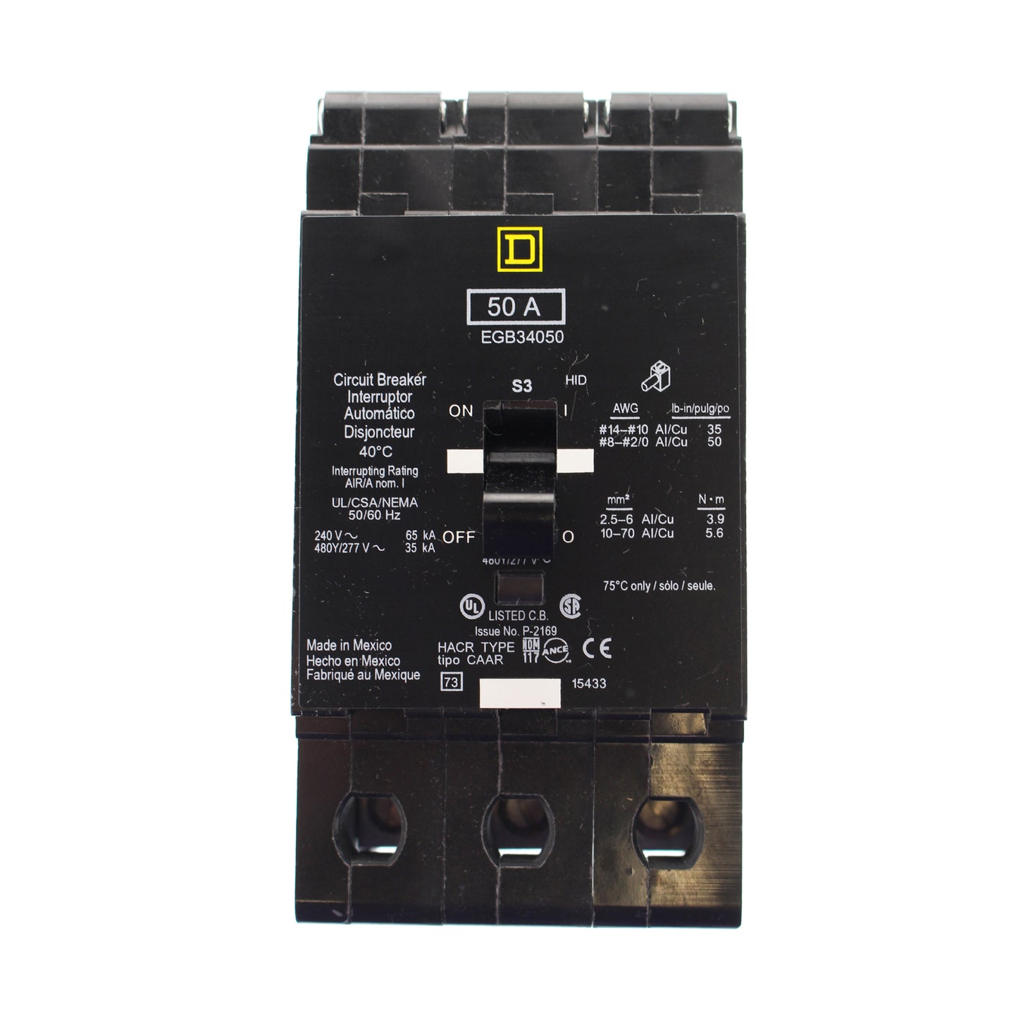 Square D EGB34050