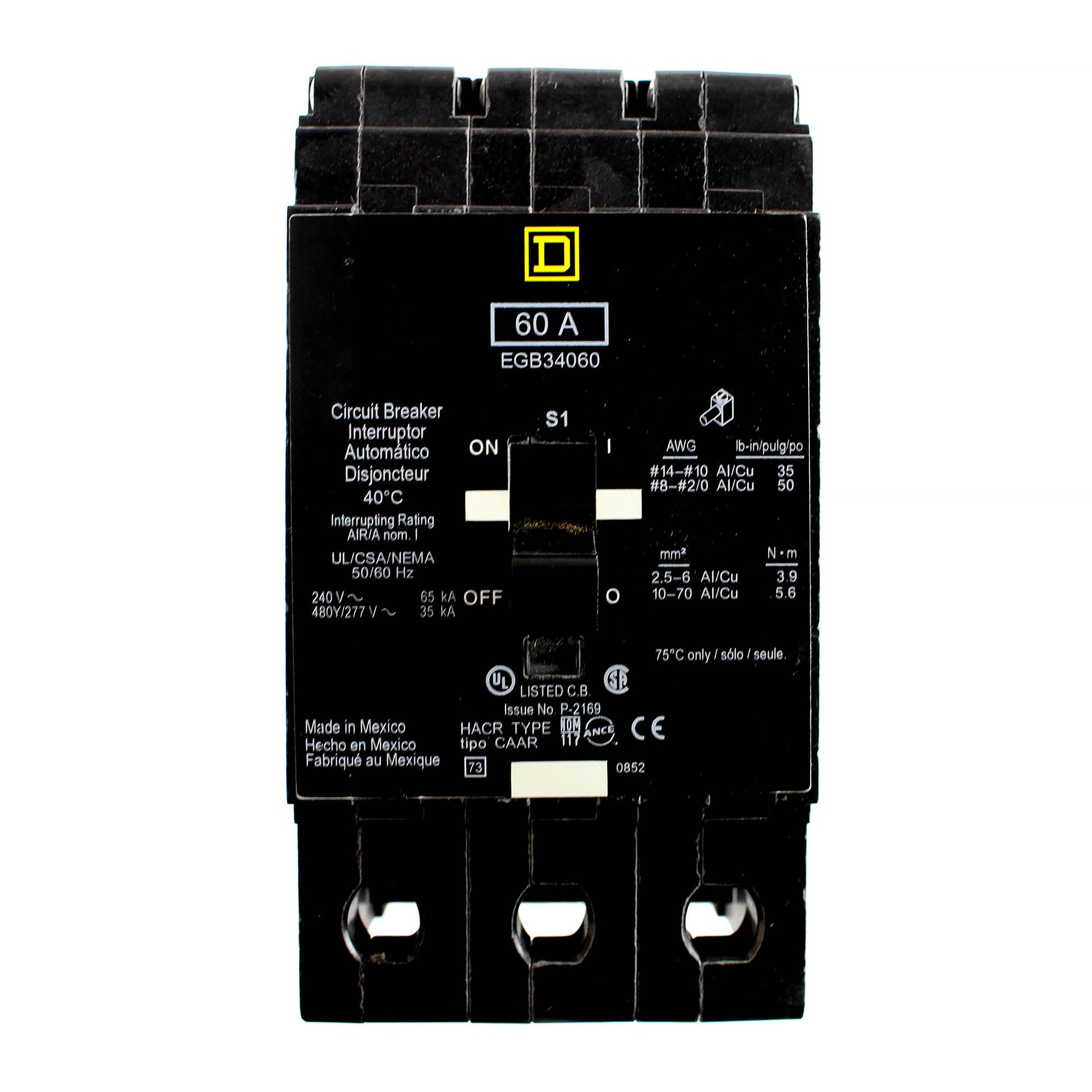 Square D EGB34060