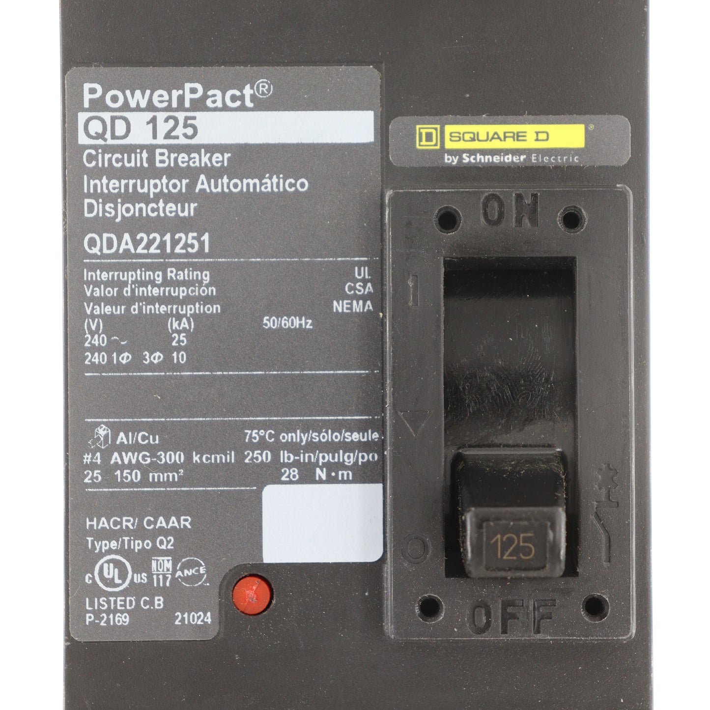 Square D QDA221251