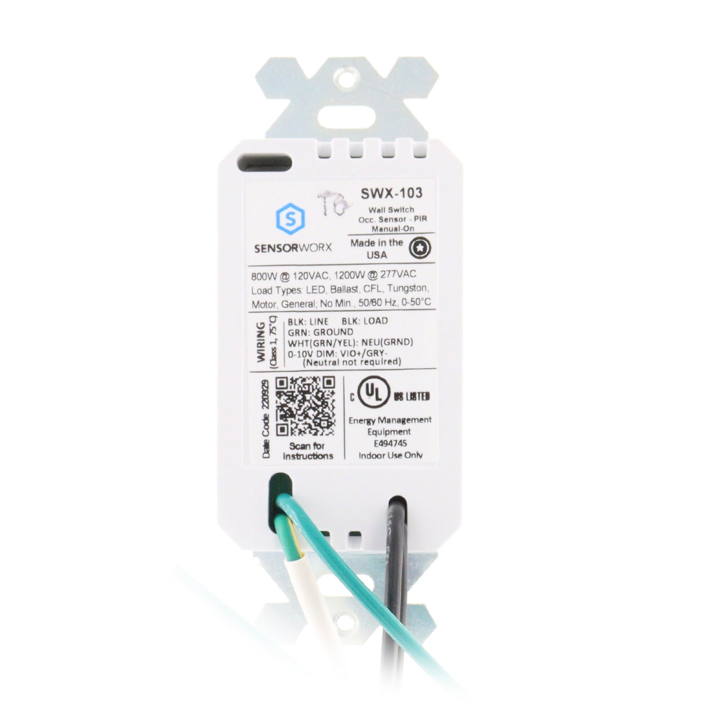 SensorWorx SWX-103-WH