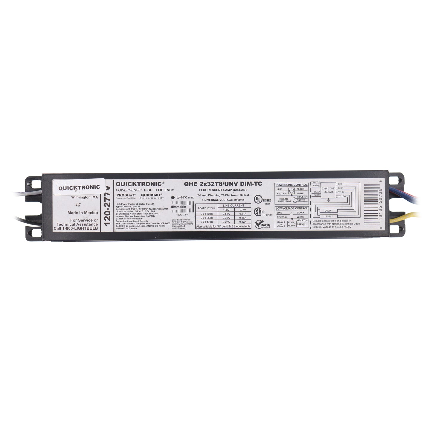Sylvania QHE2x32T8/UNV-DIM-TC