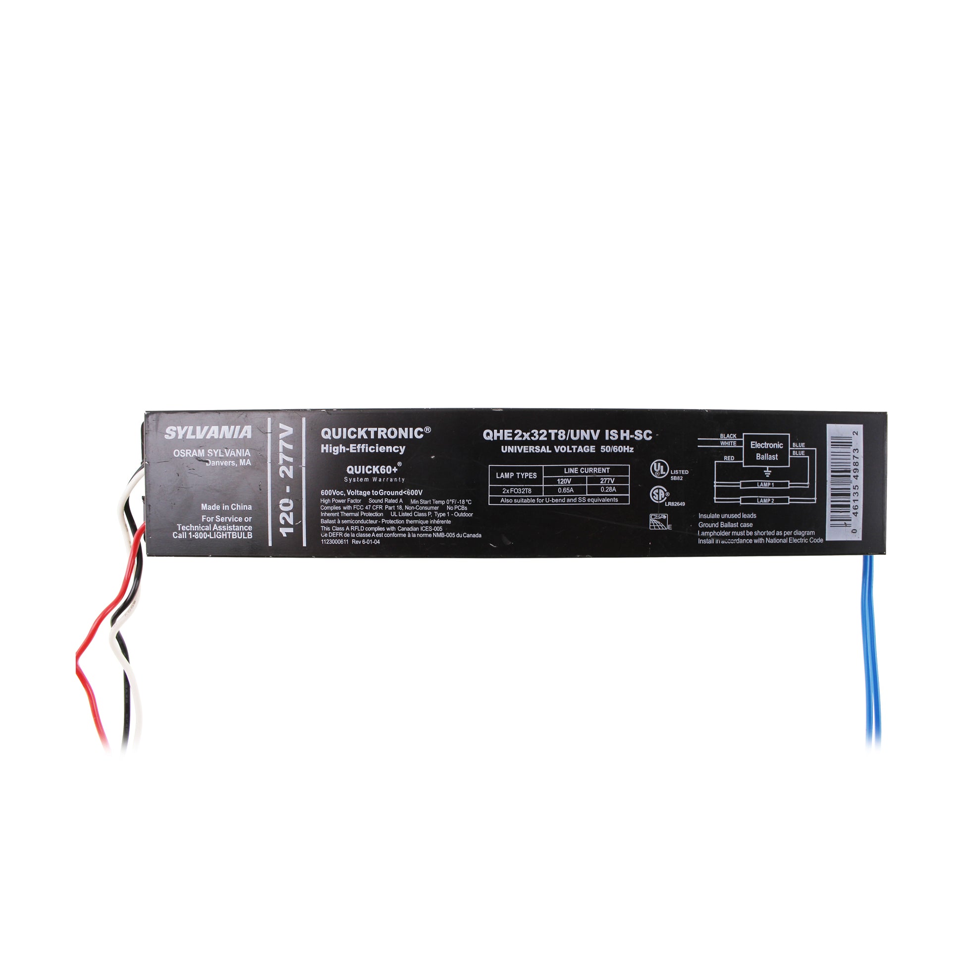 Sylvania QHE2x32T8/UNV ISH-SC