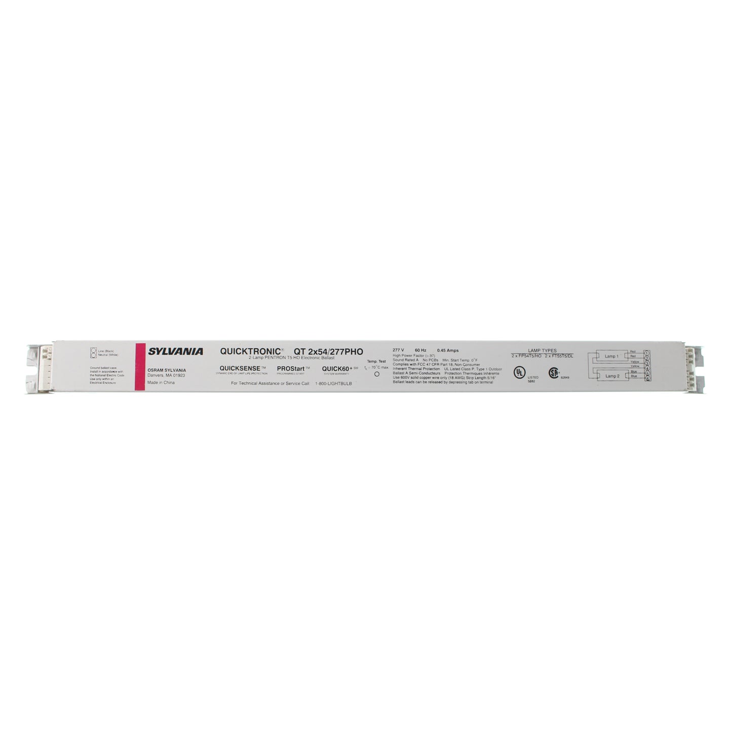 Sylvania QT2X54/277-PHO