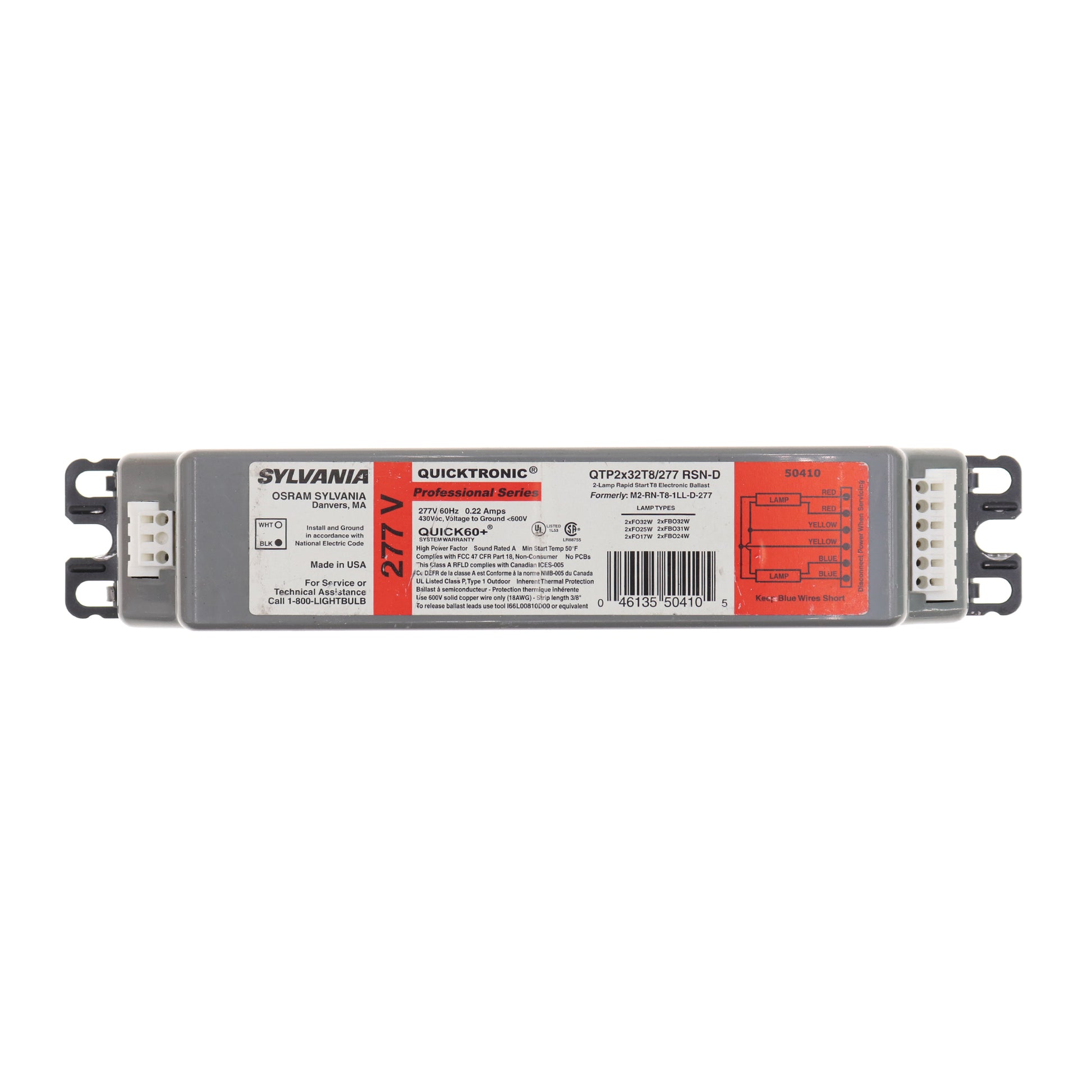 Sylvania QTP2X32T8/277-RSN-D