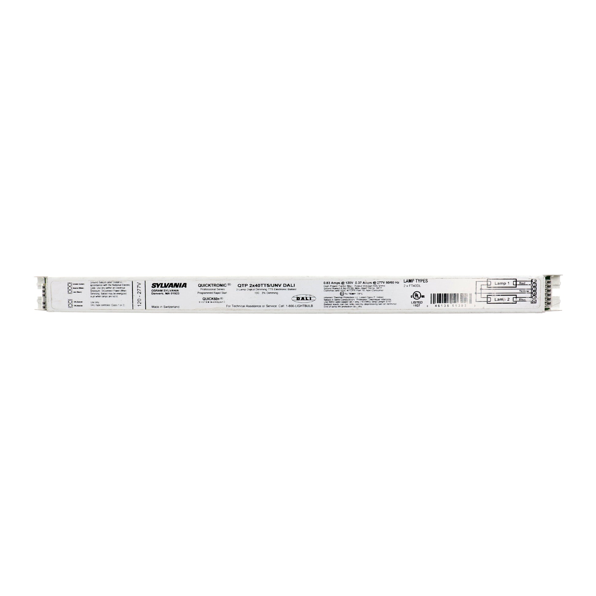 Sylvania QTP2X40TT5/UNV-DALI