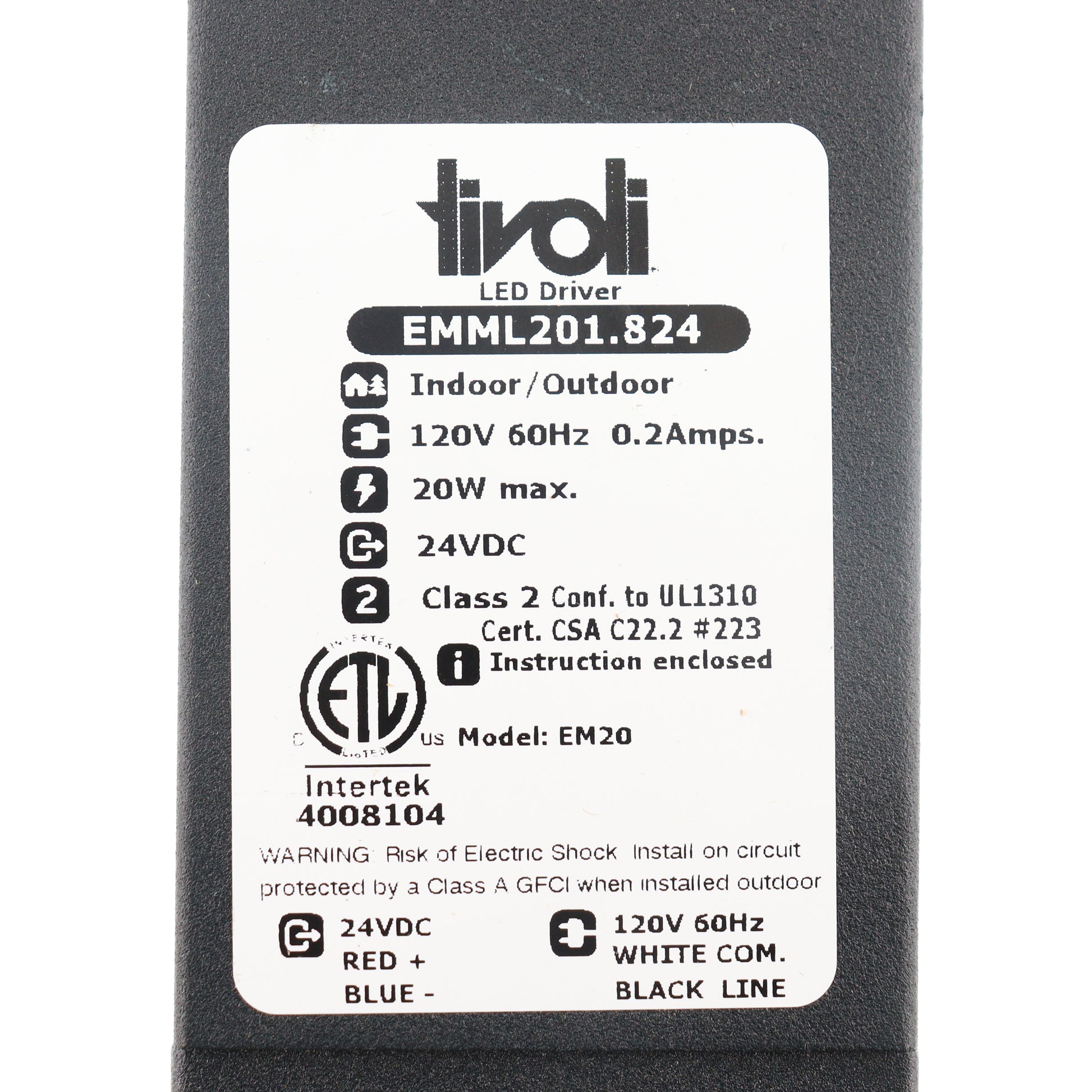 Tivoli Lighting EMML201.824