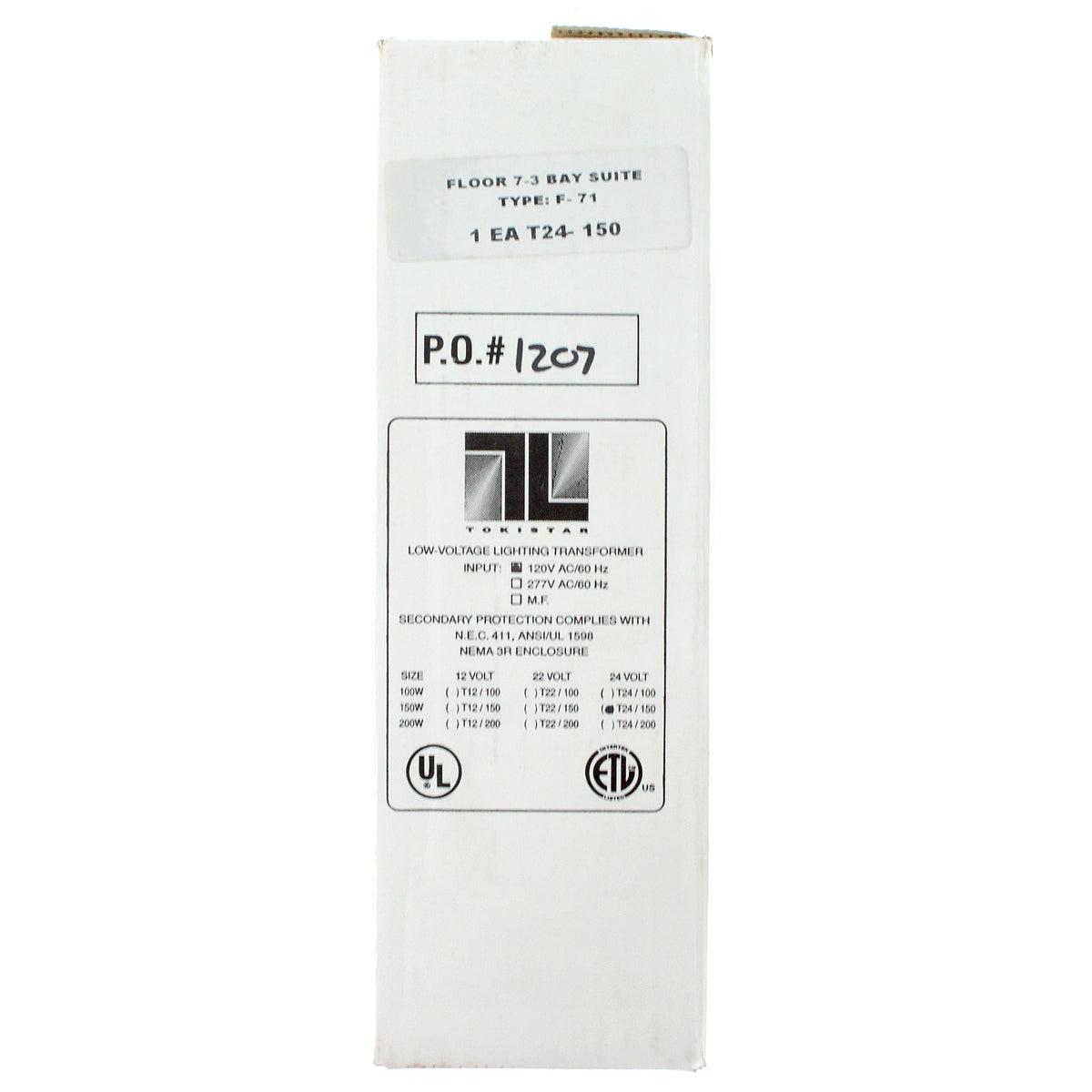 Tokistar Lighting T24/150